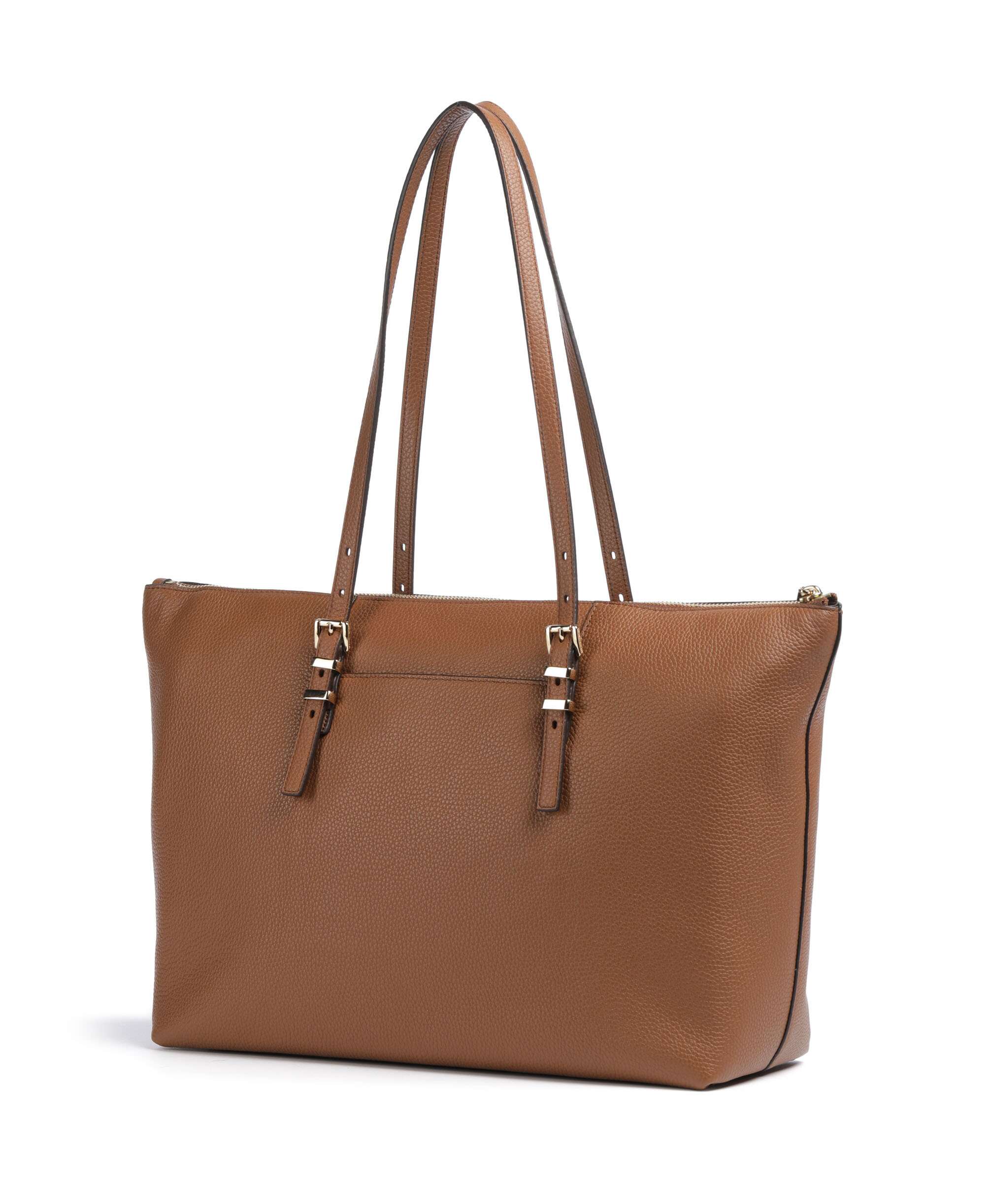 Michael Kors Quinn Large Tote bag 14″ grained cow leather luggage