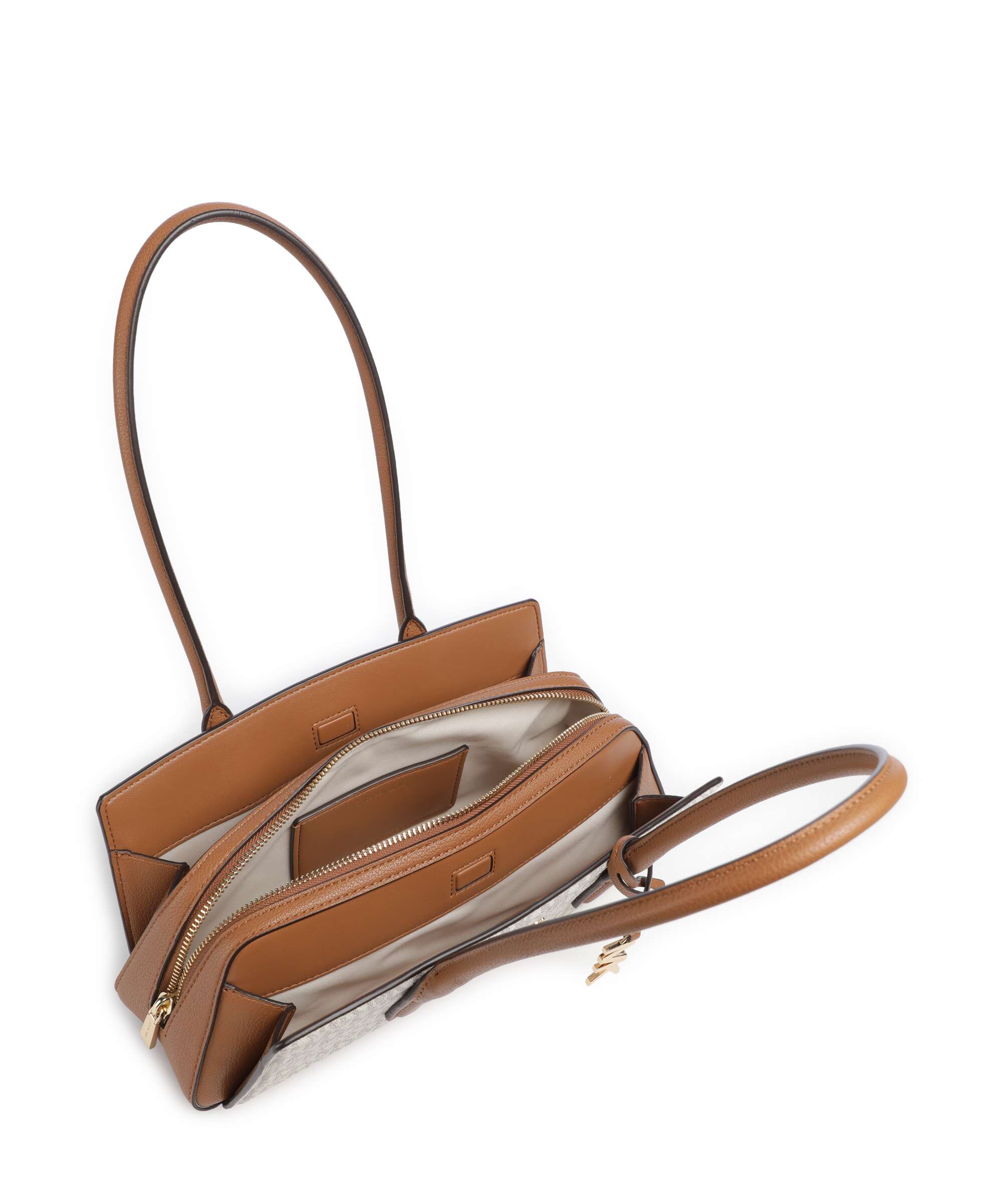 Michael Kors Laila Small Shoulder bag vanilla/acorn