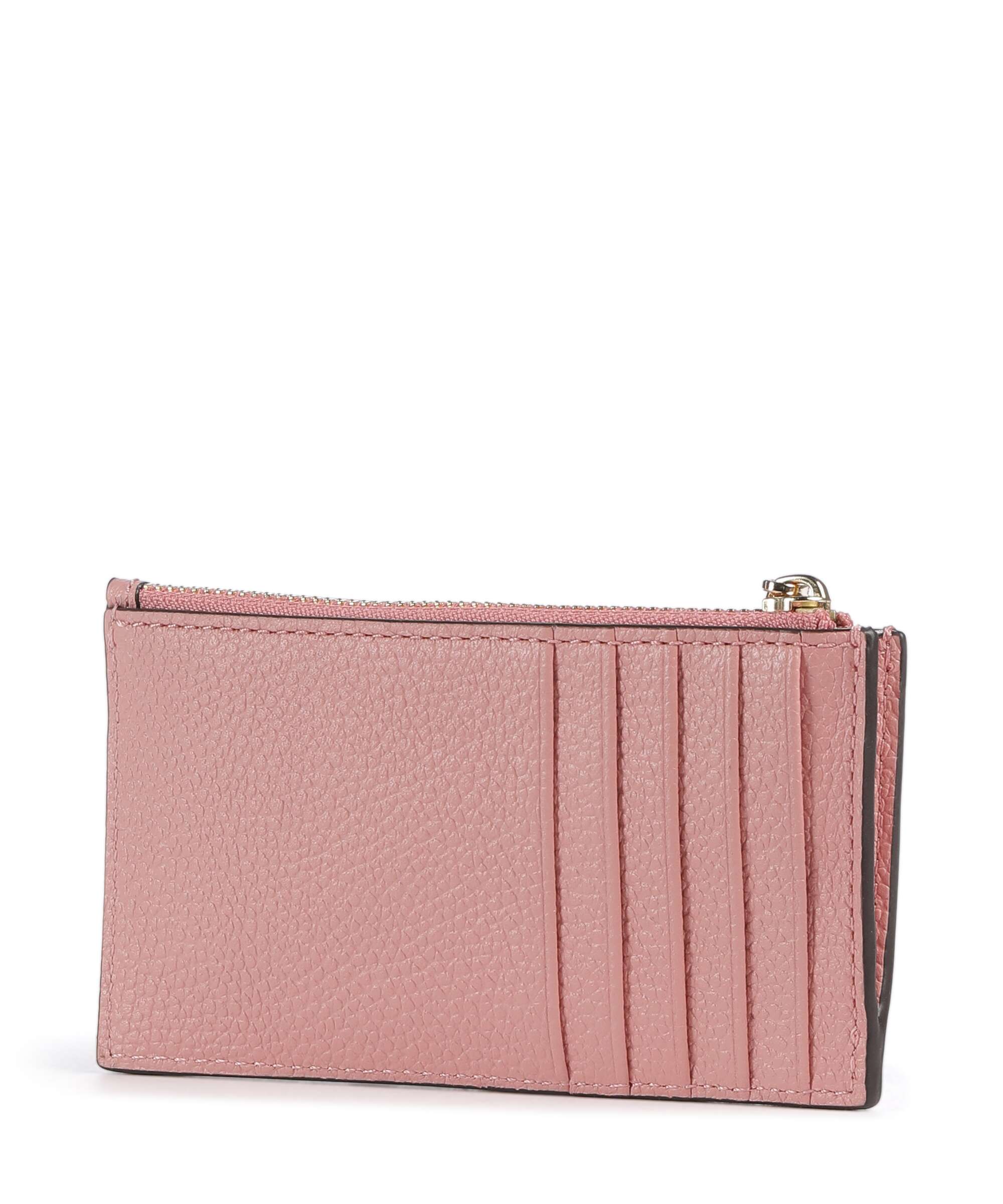 Michael Kors Jet Set Credit card holder grained leather primrose