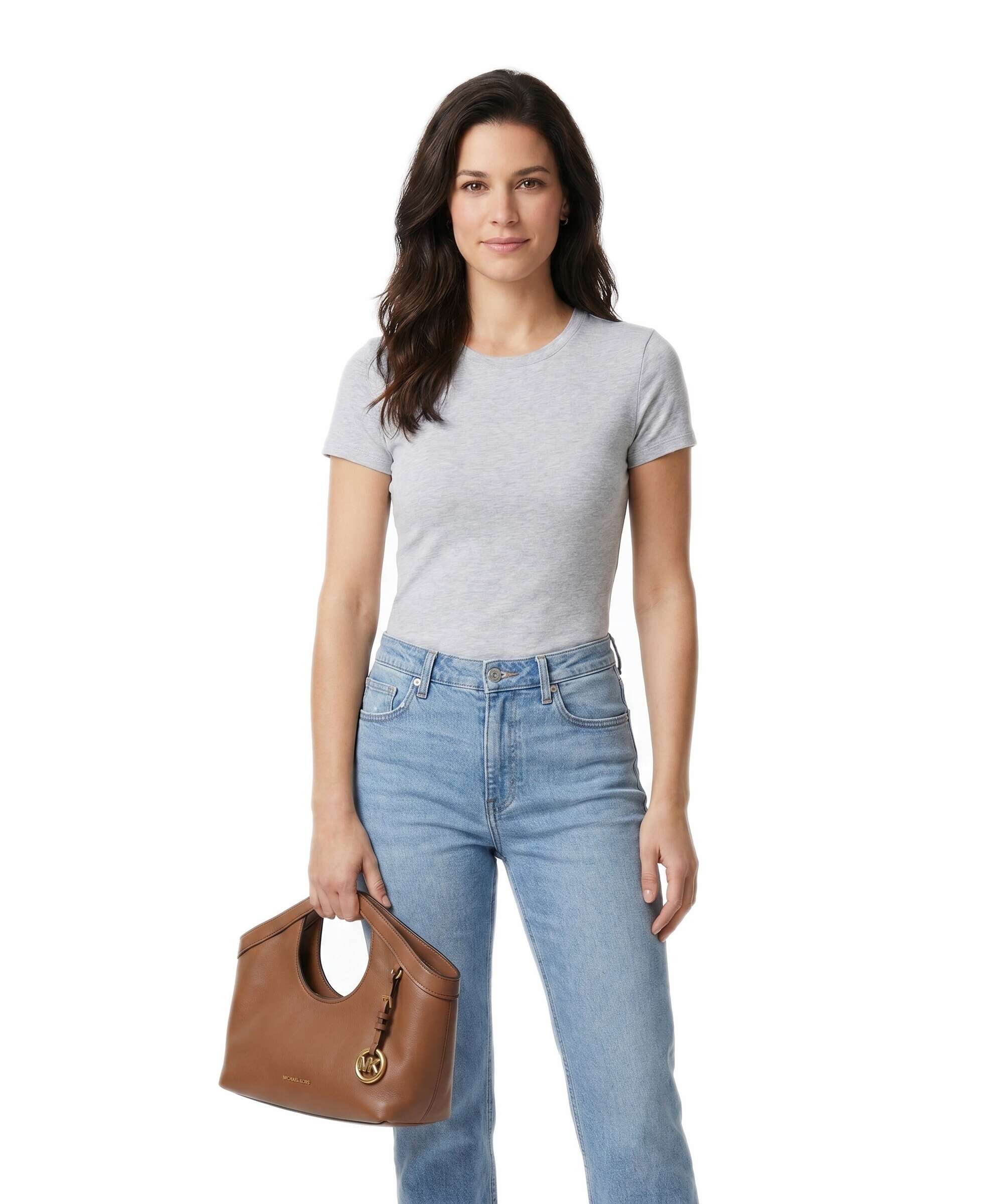 Michael Kors Haddie Medium Handbag grained cow leather luggage