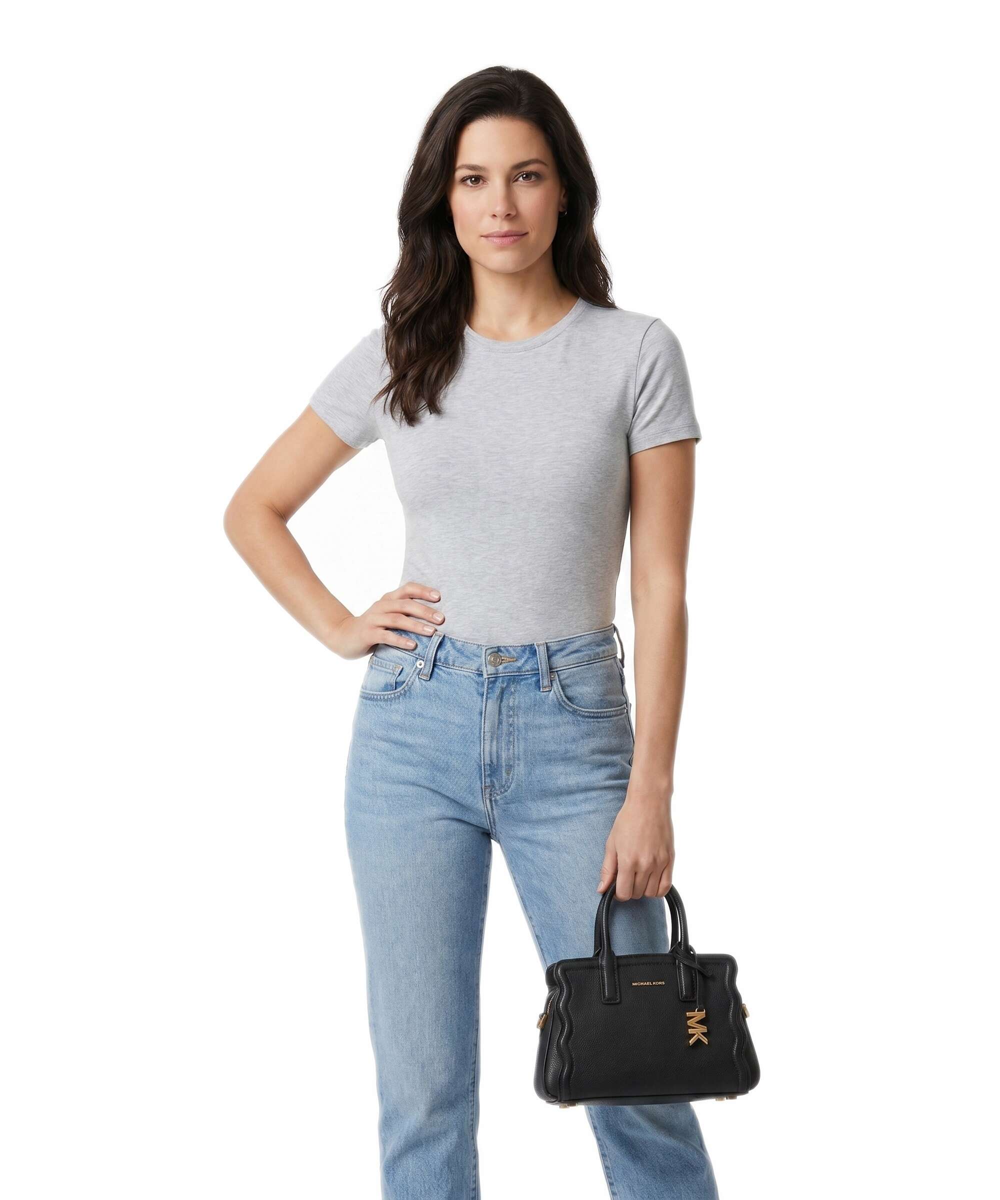 Michael Kors Laila XS Handbag grained cow leather black