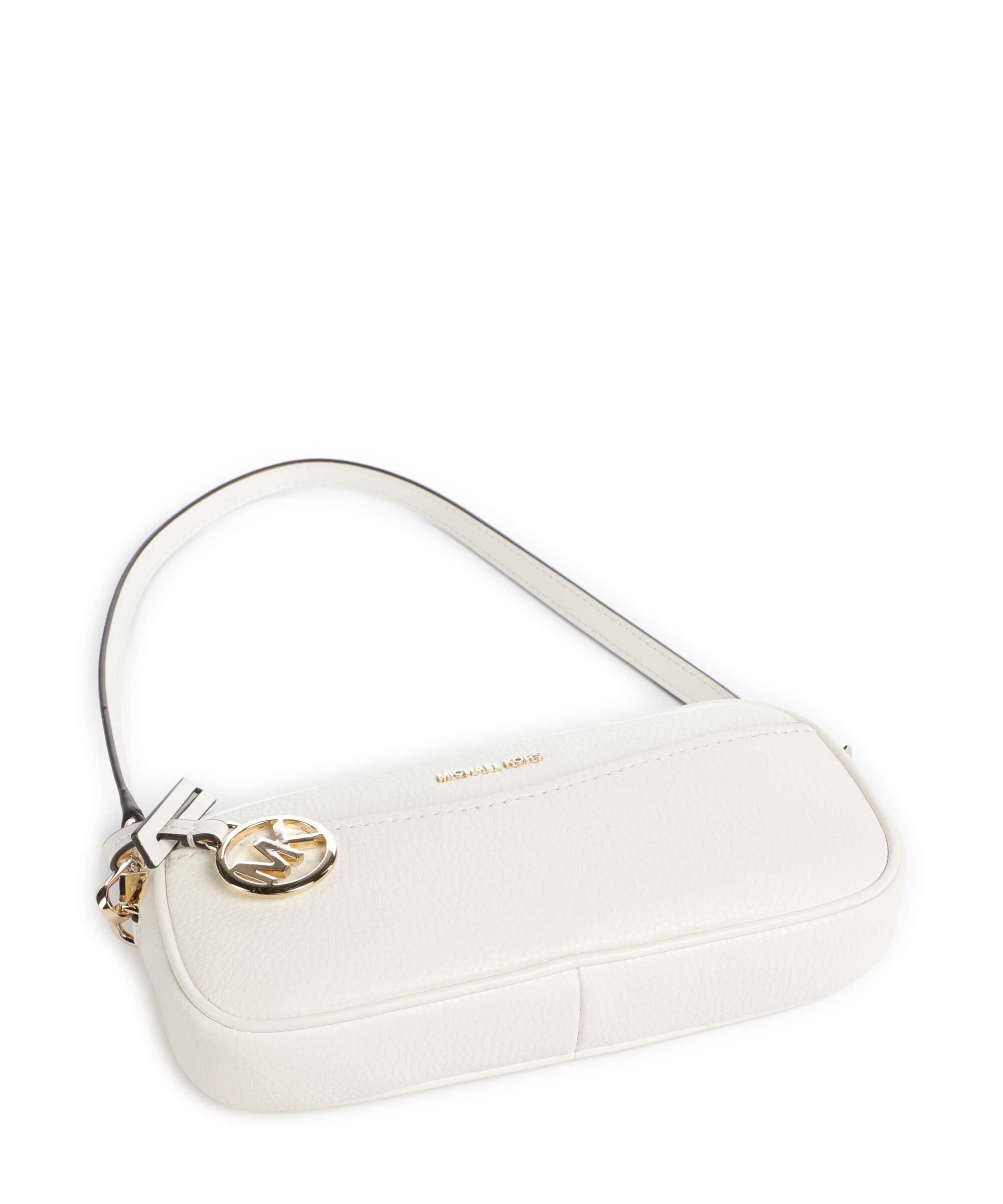 Michael Kors May Small Shoulder bag grained cow leather eggshell