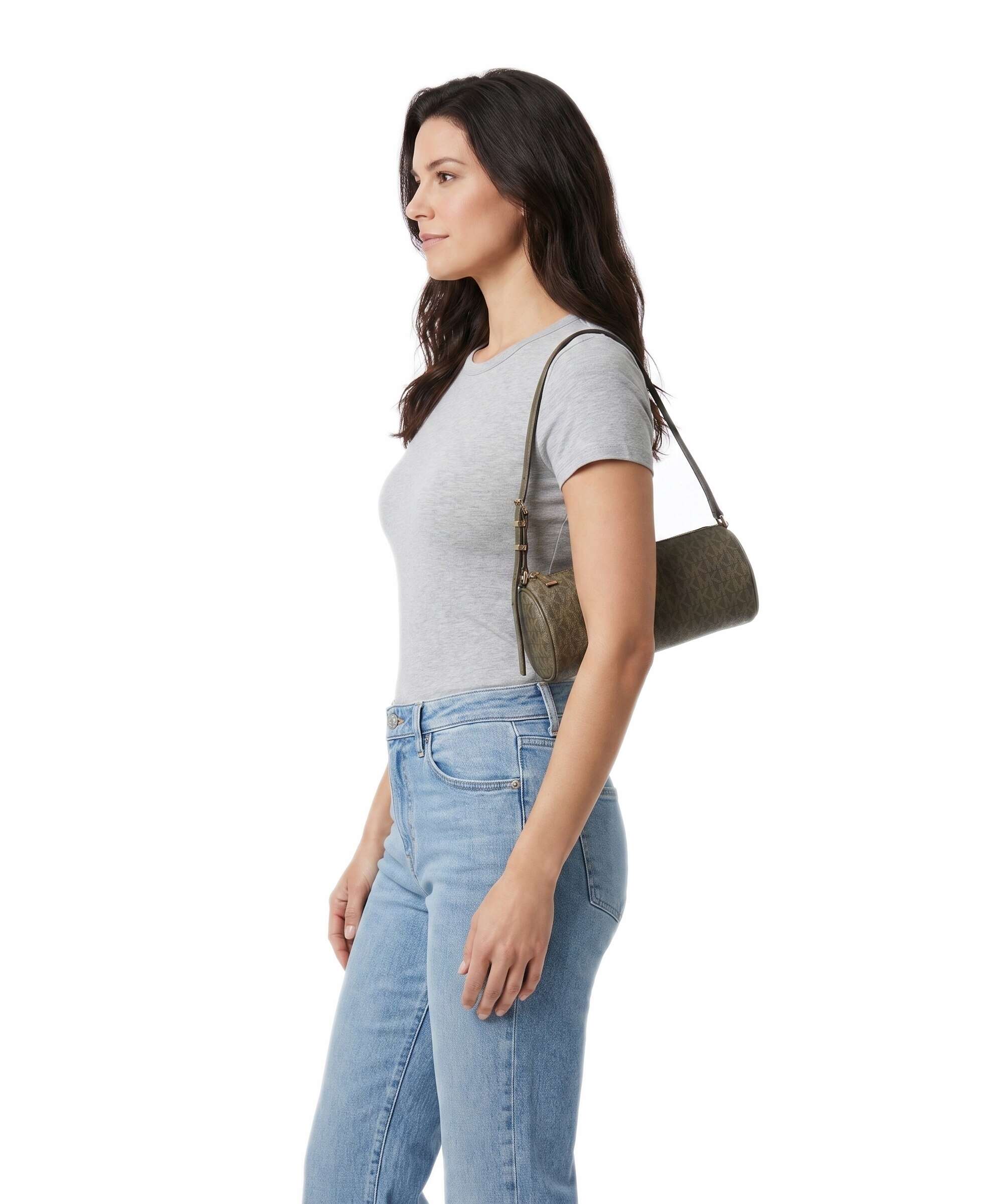 Michael Kors Izzy Small Shoulder bag imitation leather loden