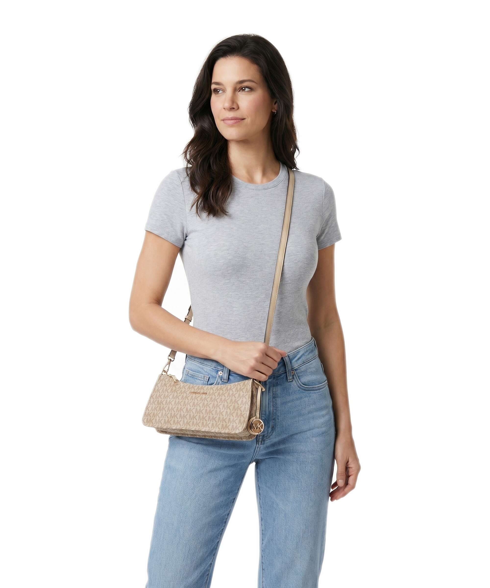 Michael Kors Zadie Small Crossbody bag khaki