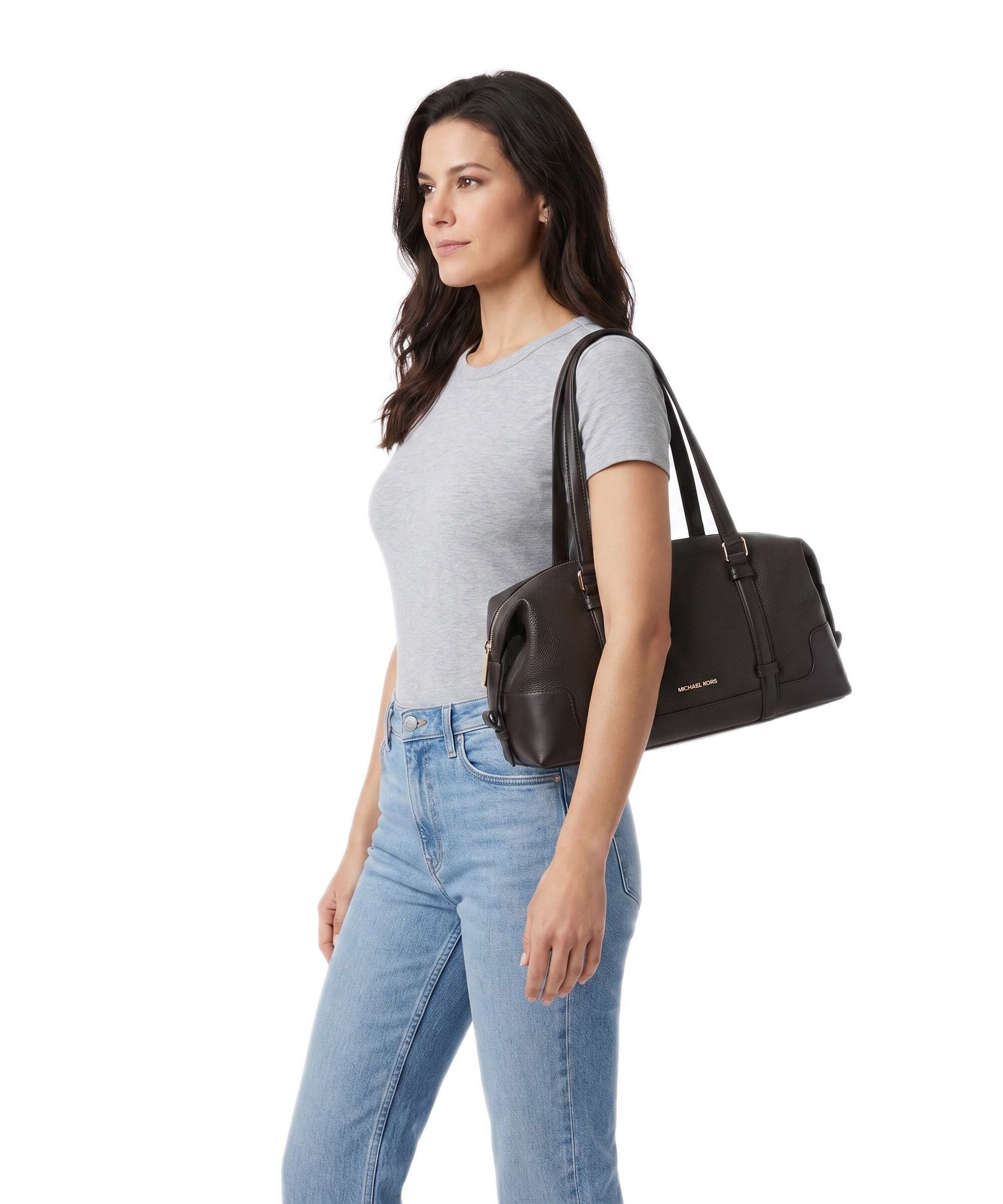 Michael Kors Teddi Large Shoulder bag chocolate