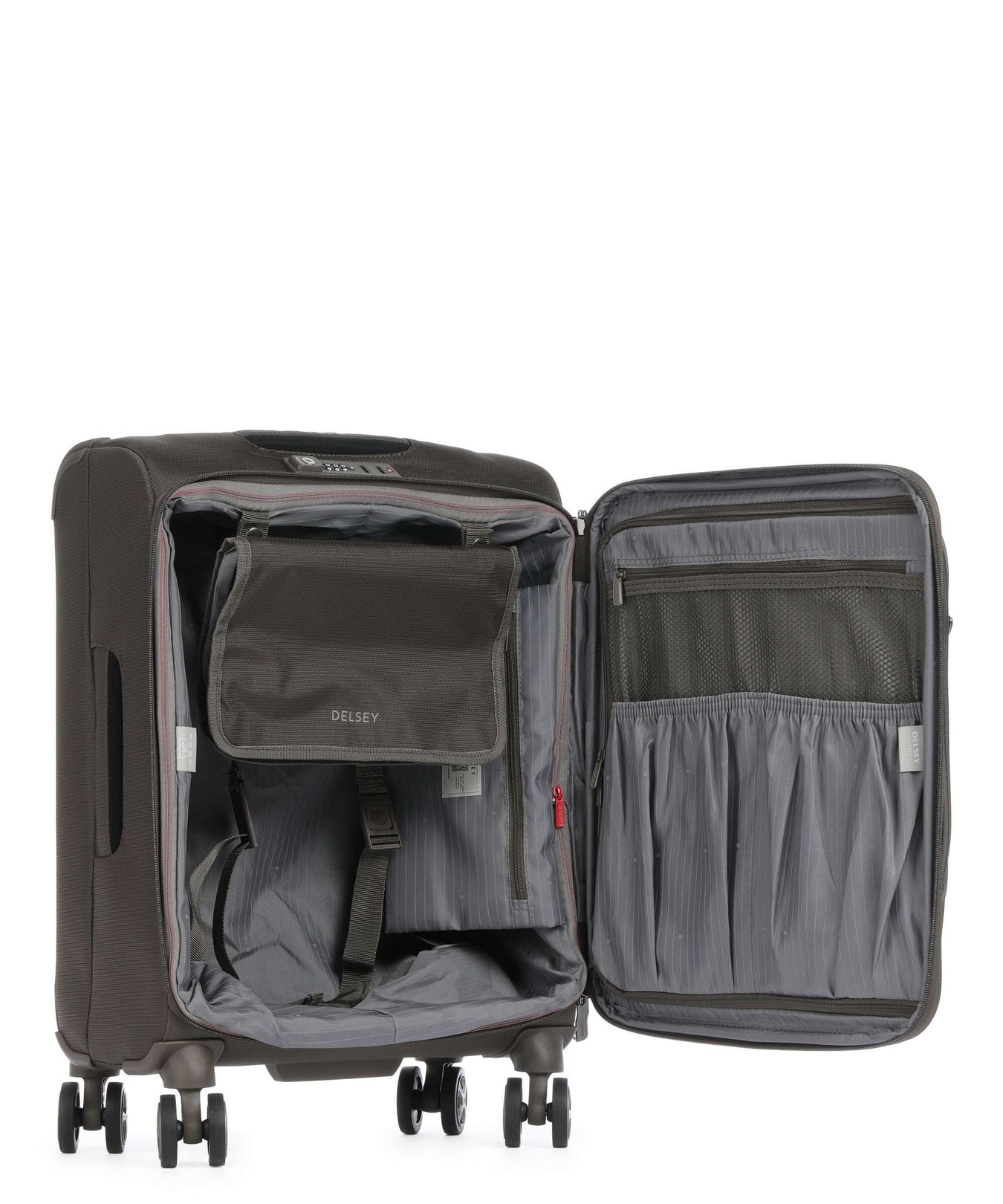 Delsey Paris Helium Dlx Spinner (4 wheels) mokka