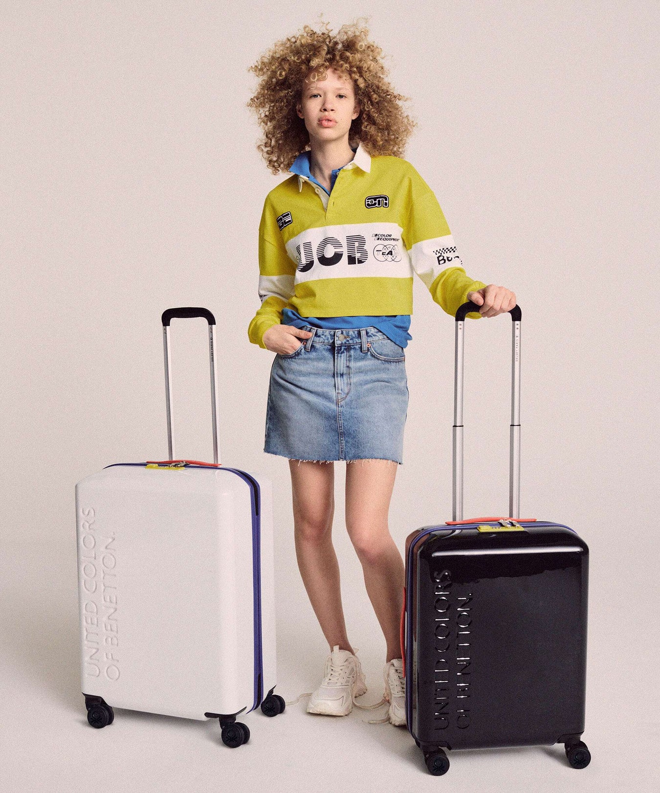 Delsey Paris x United Colors of Benetton United Spinner (4 wheels) black