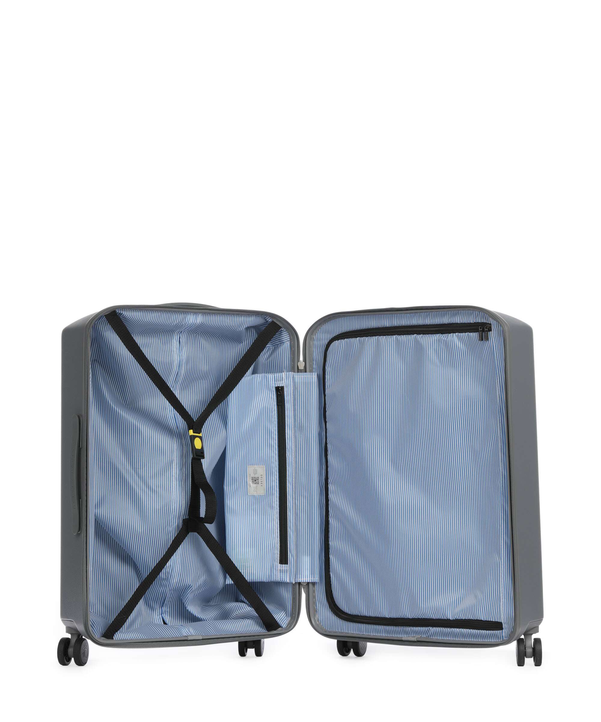 Delsey Paris x United Colors of Benetton UCB Hardside Spinner (4 wheels) steel grey