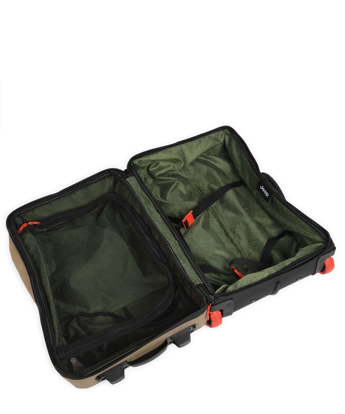 Jeep JS005A 55 Travel bag with wheels warm sand