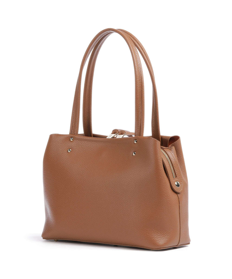 Lancaster Foulonne Double Tote bag camel