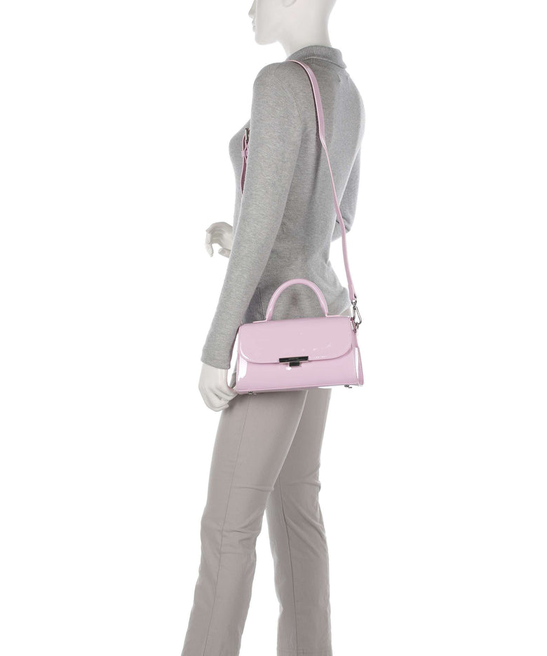 Lancaster Firenze Vernis Handbag rose