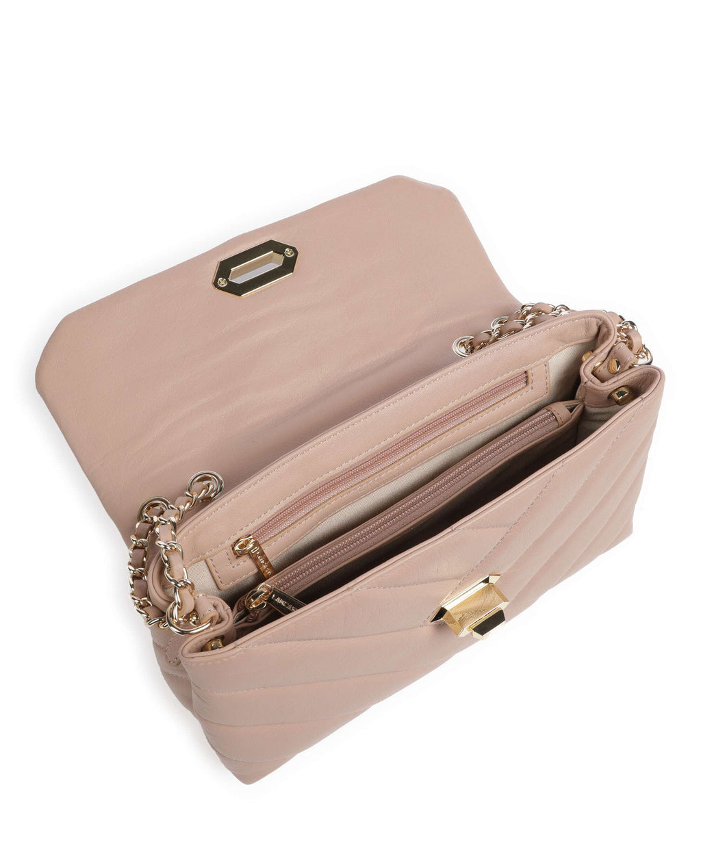 Lancaster Soft Matelassé Shoulder bag nuderose