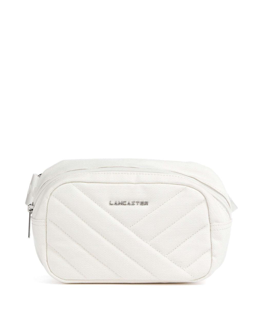 Lancaster Canvas Matelassé Belt bag ecru