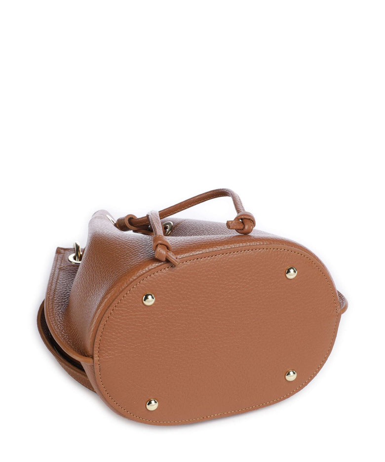 Lancaster Foulonne Alba Double Bucket bag camel/orange