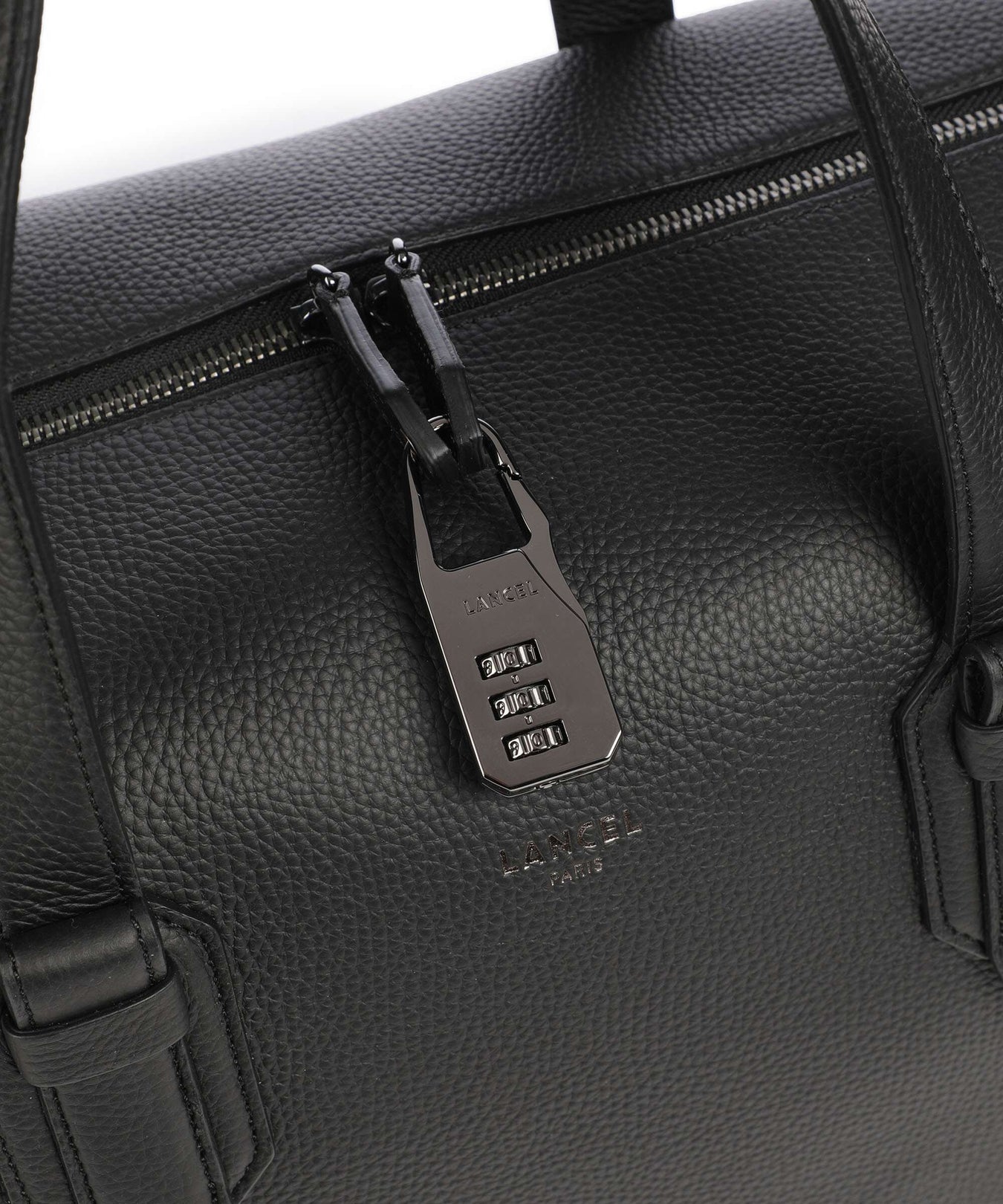 Lancel Charlie Weekend bag black