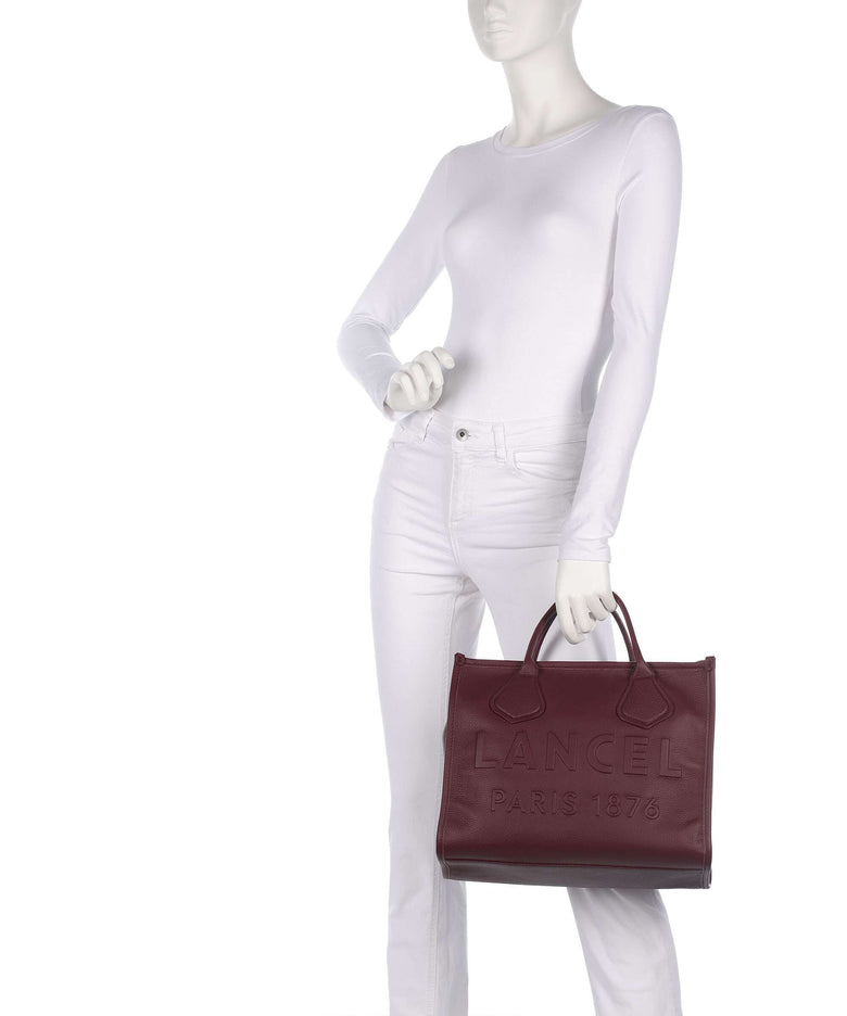 Lancel Jour M Handbag cassis