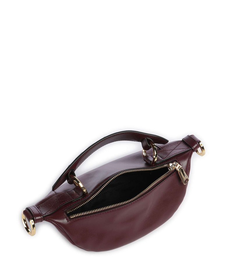 Lancel Origami Mini Crossbody bag cassis