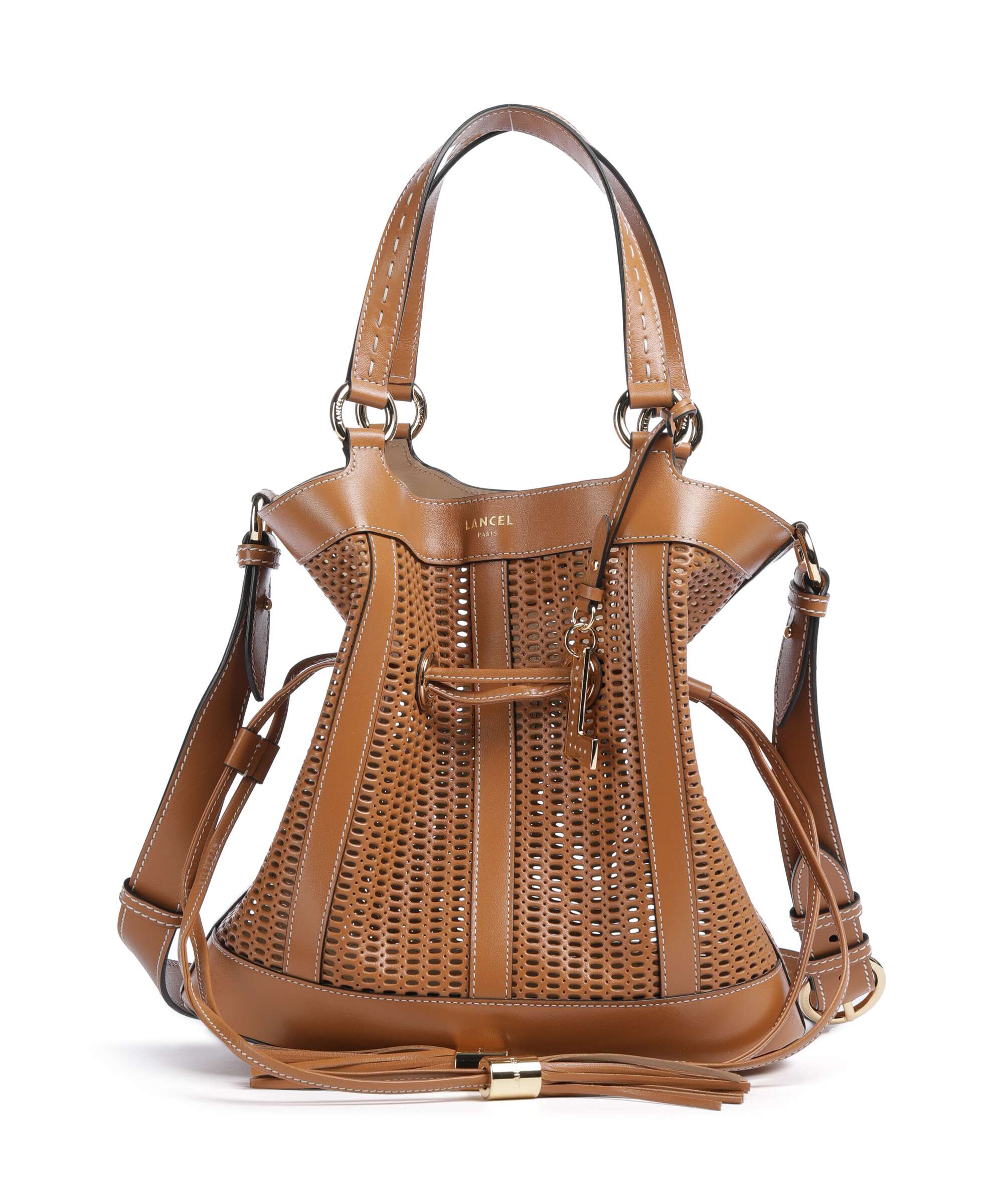 Lancel Premier Flirt M Bucket bag camel