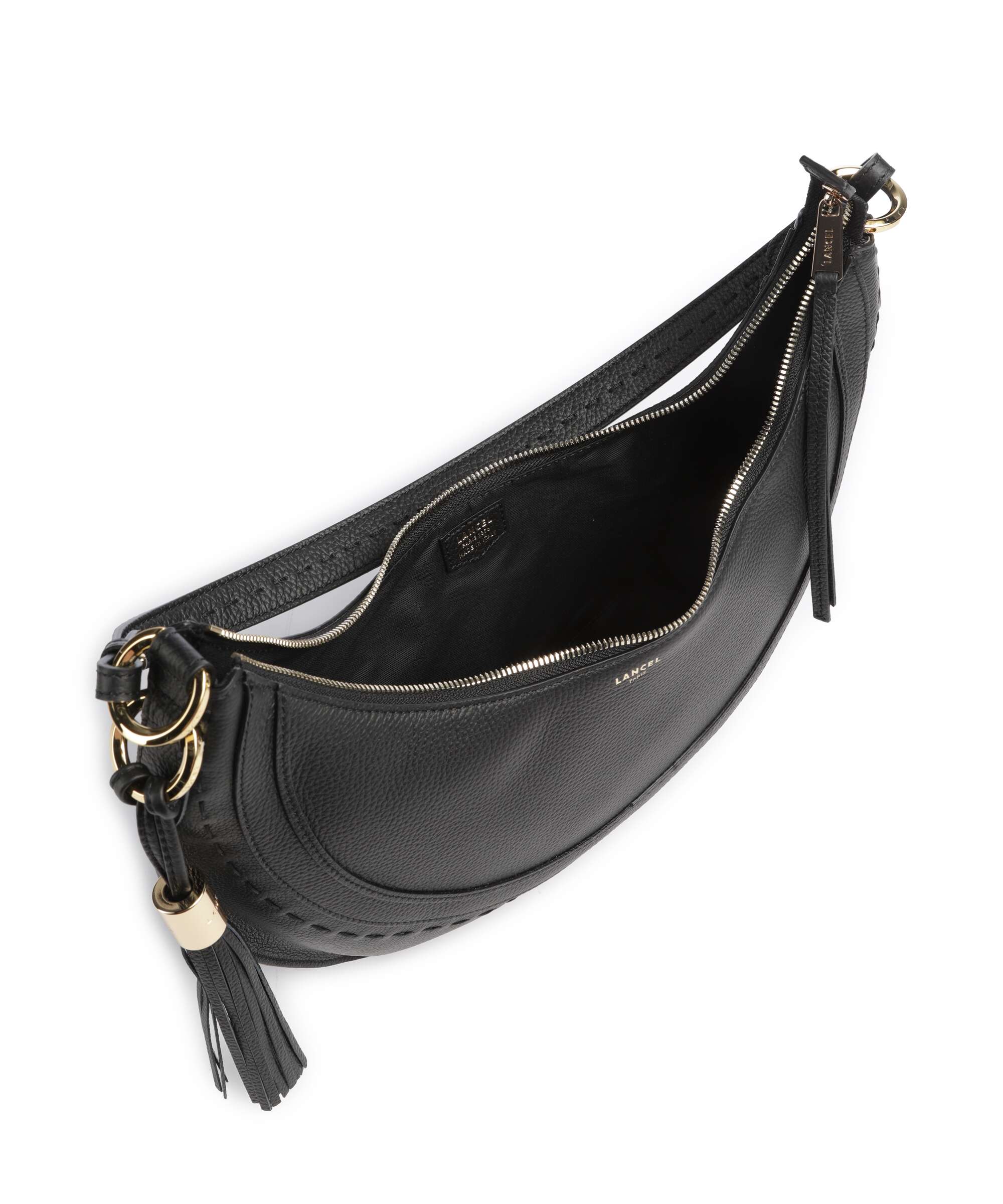 Lancel Hobohème M Hobo bag black
