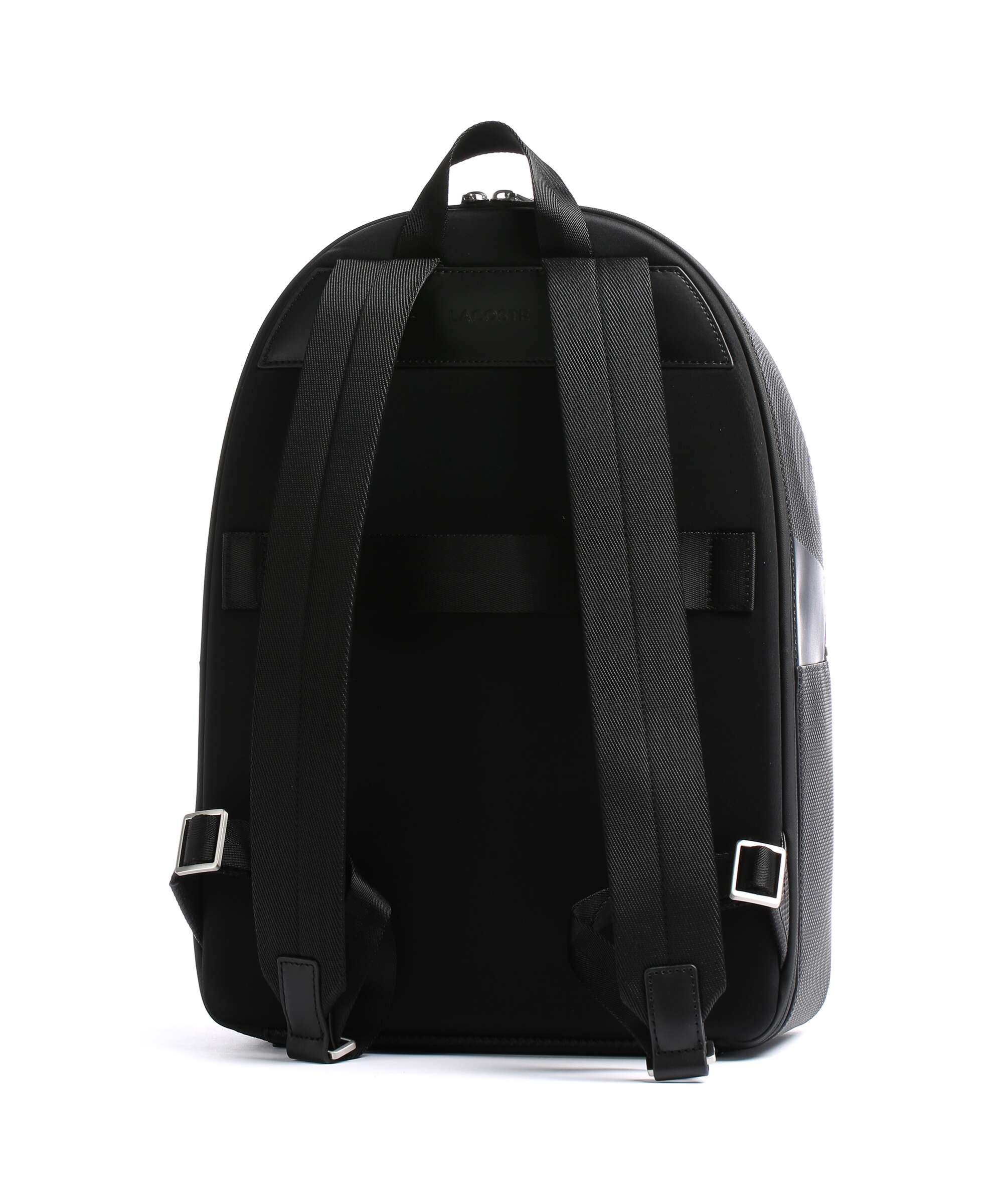 Lacoste Chantaco Backpack 15″ embossed cow leather noir