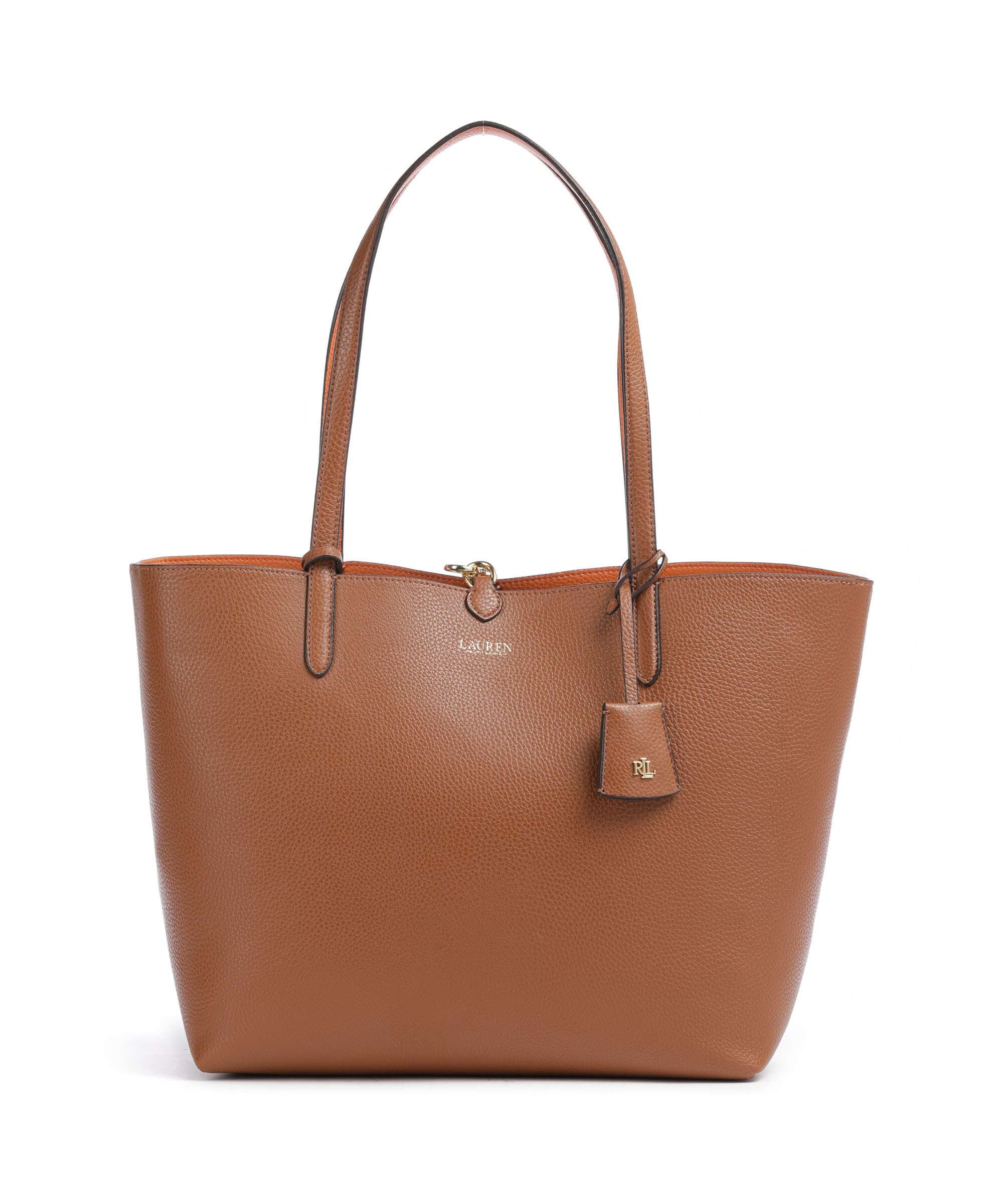 Lauren Ralph Lauren Medium Tote bag imitation leather tan/orange