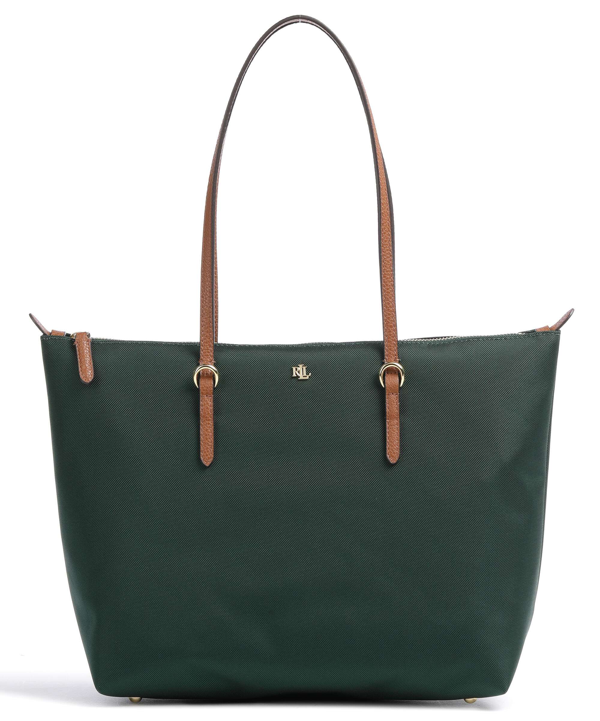 Lauren Ralph Lauren Keaton 26 Tote bag season green/tan