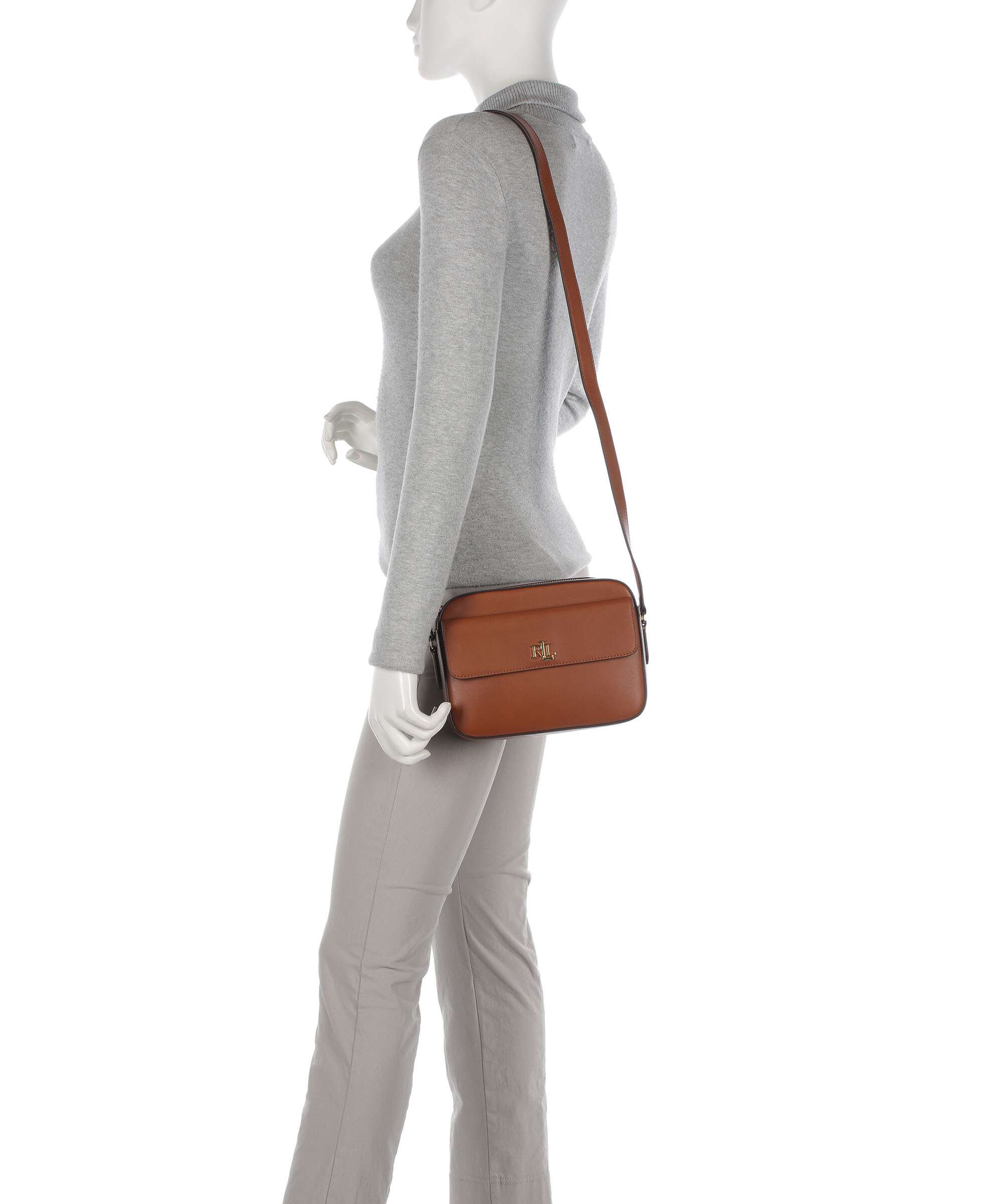 Lauren Ralph Lauren Marcy Medium Crossbody bag tan