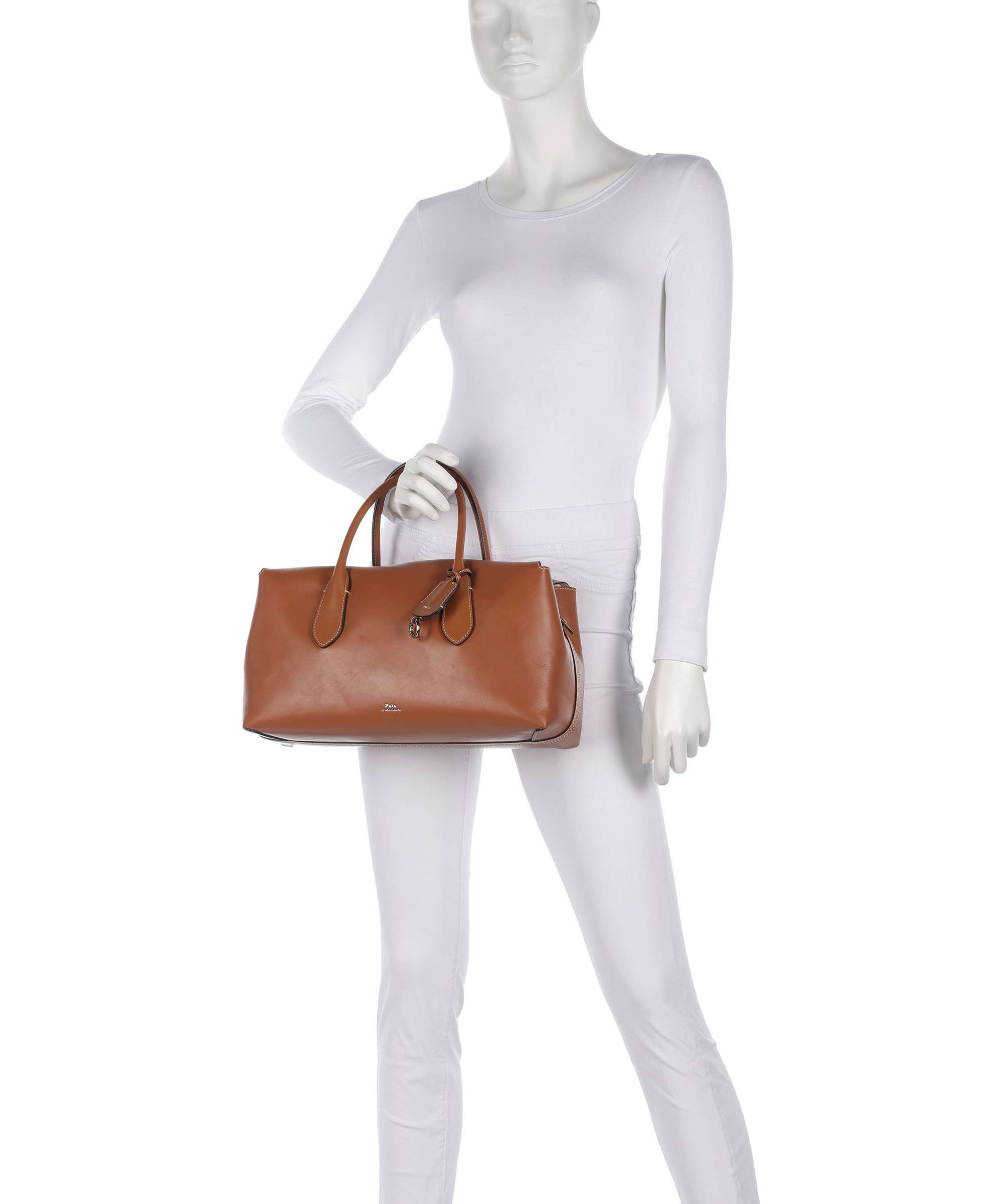 Polo Ralph Lauren Bellport Medium Handbag fine grain cow leather