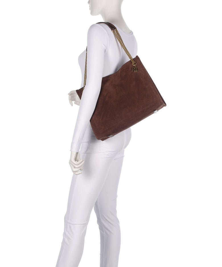 Lauren Ralph Lauren Bradley Large Tote bag dark hickory