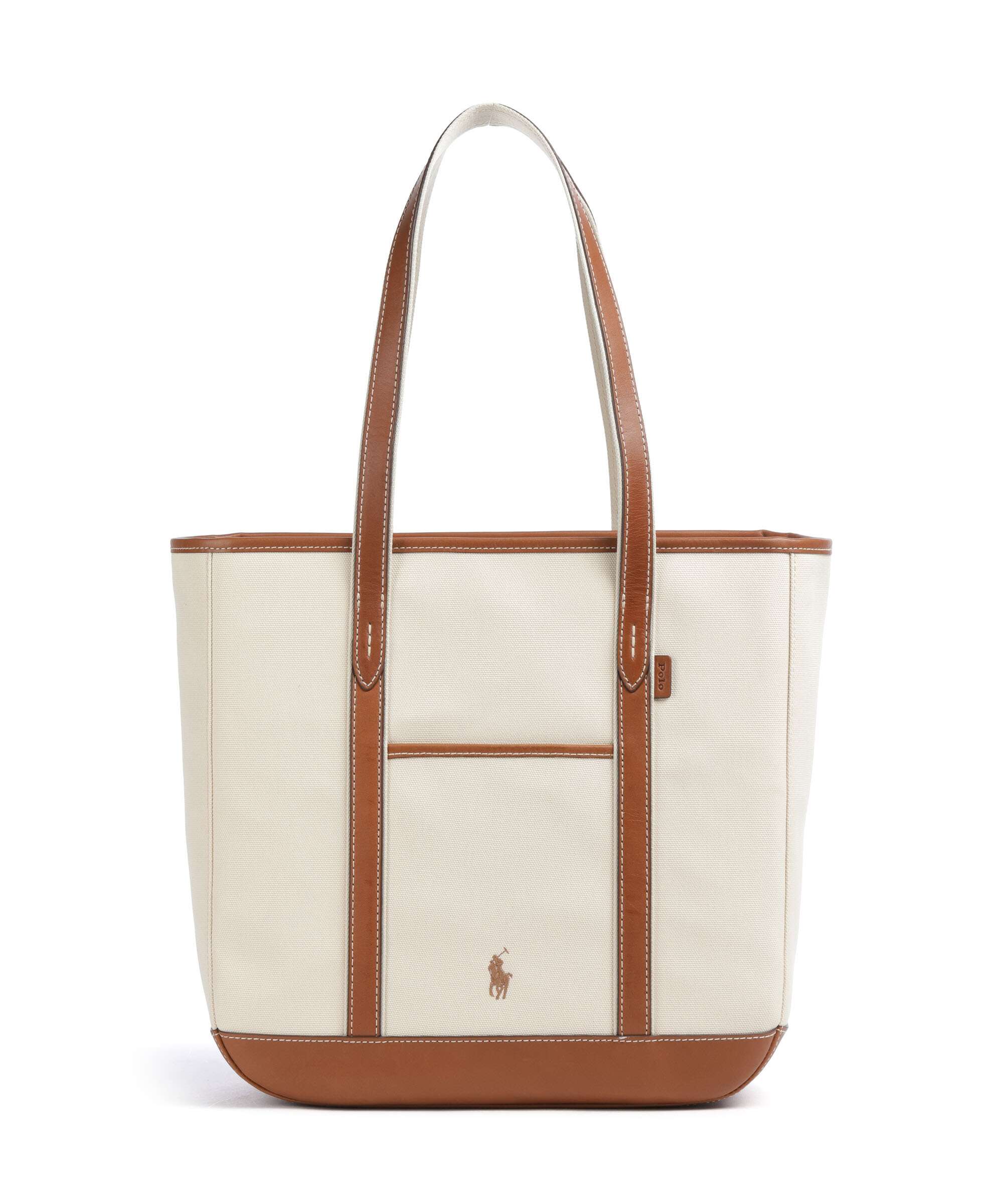 Polo Ralph Lauren Canvas Medium Tote bag canvas porcelain/black