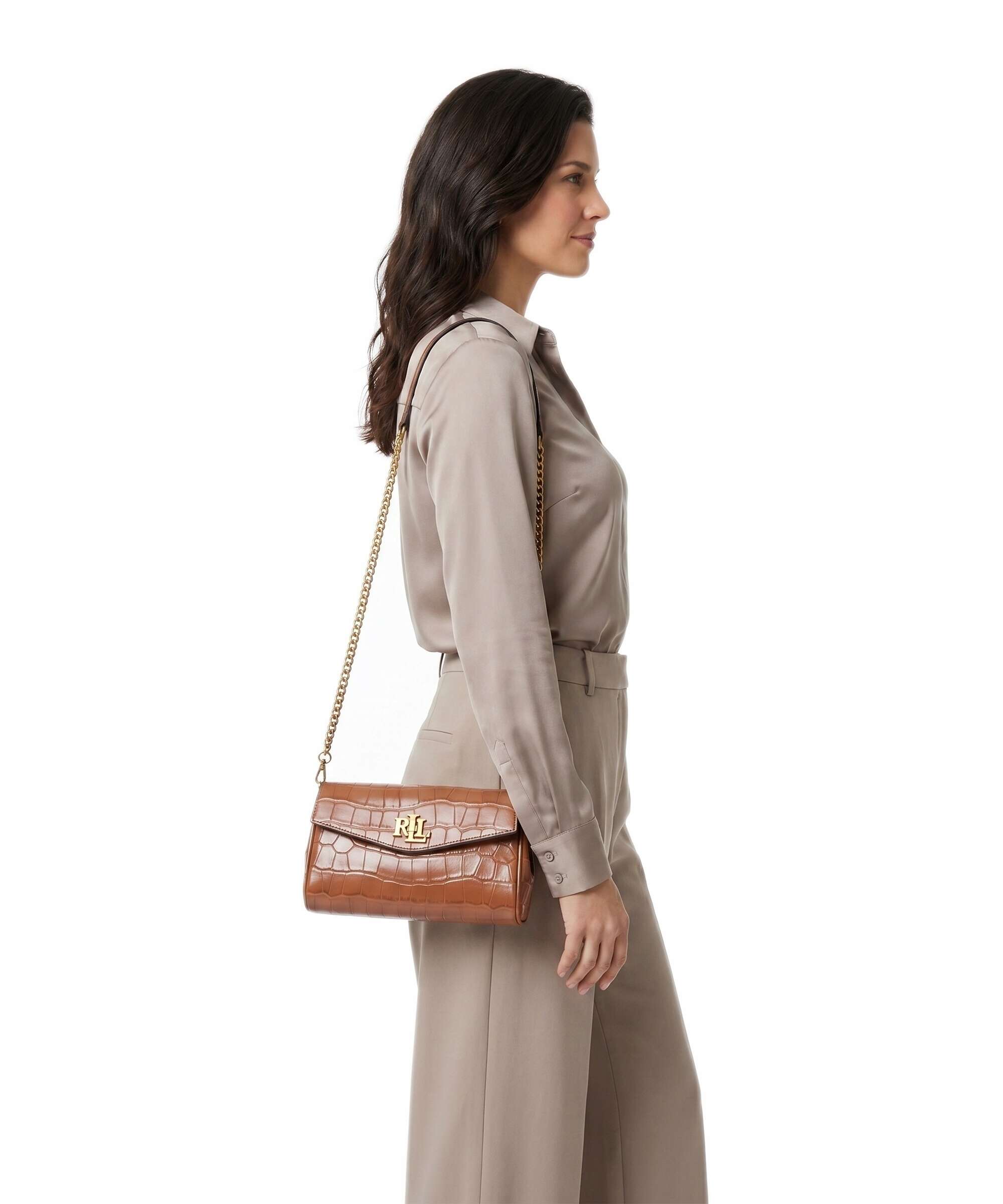 Lauren Ralph Lauren Tanner Large Crossbody bag lauren tan