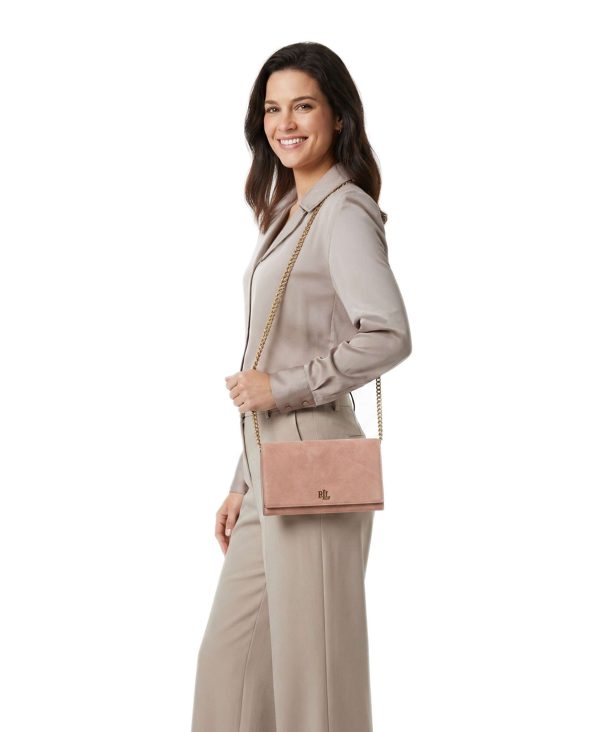 Lauren Ralph Lauren Adair II Large Wallet pink sienna
