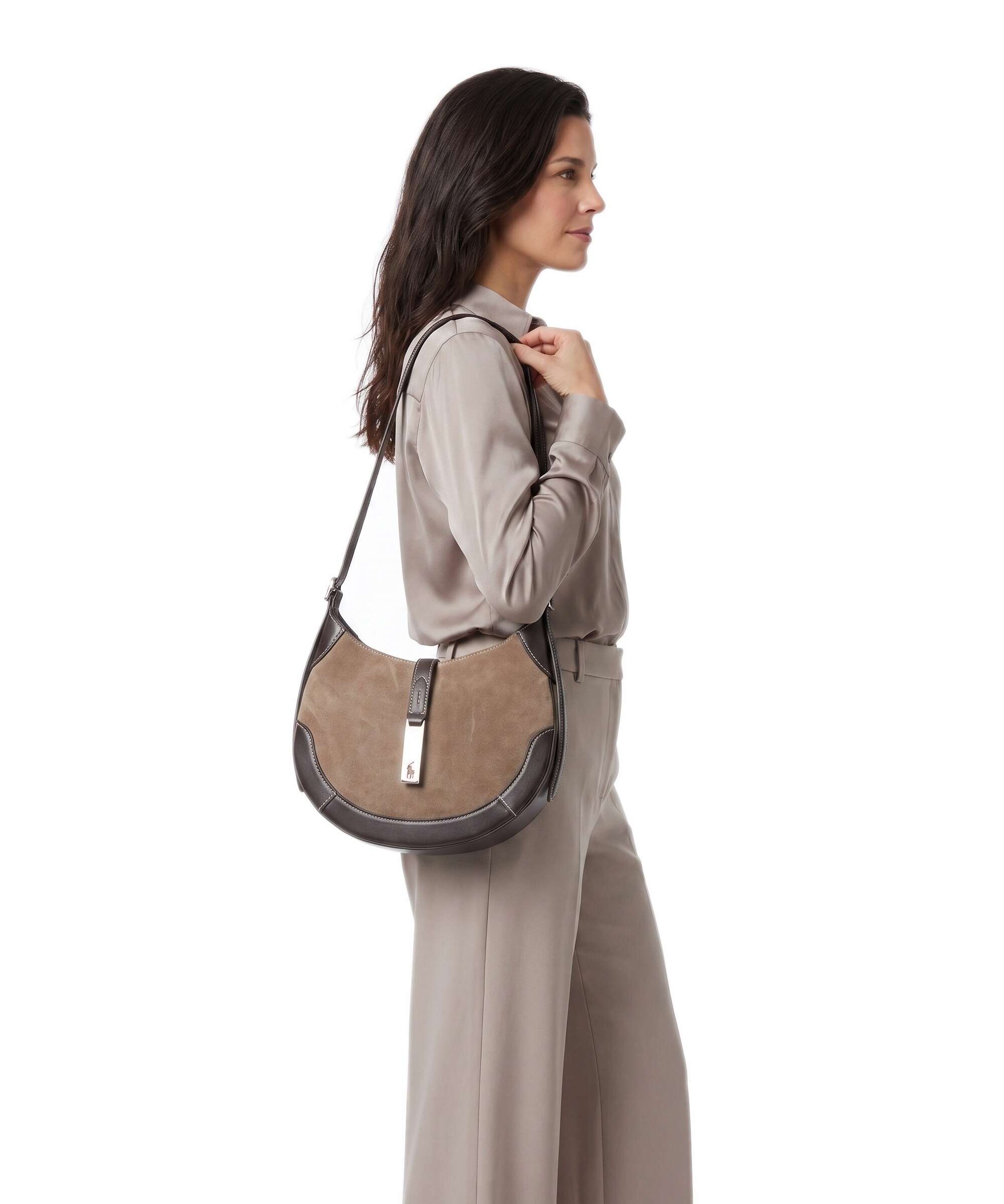 Polo Ralph Lauren ID Collection Small Hobo bag clay/tobacco