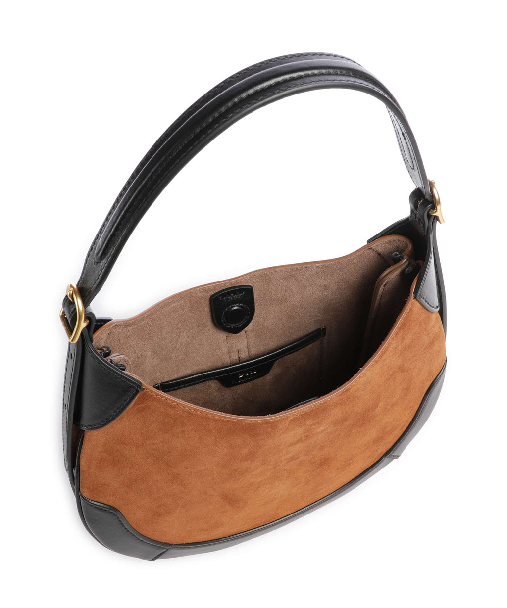 Polo Ralph Lauren ID Collection Small Hobo bag toffee/black