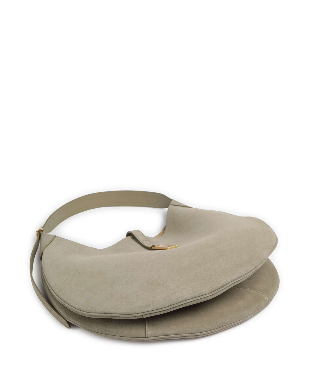 Polo Ralph Lauren ID Collection Medium Hobo bag light olive