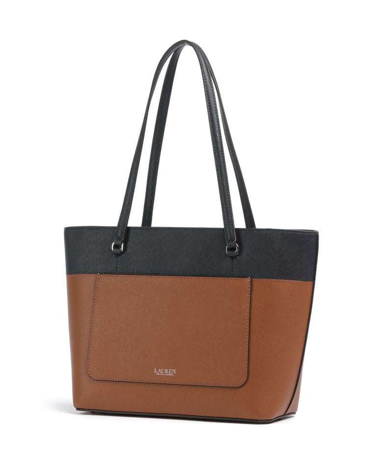 Lauren Ralph Lauren Karly Medium Tote bag lauren tan/lauren navy