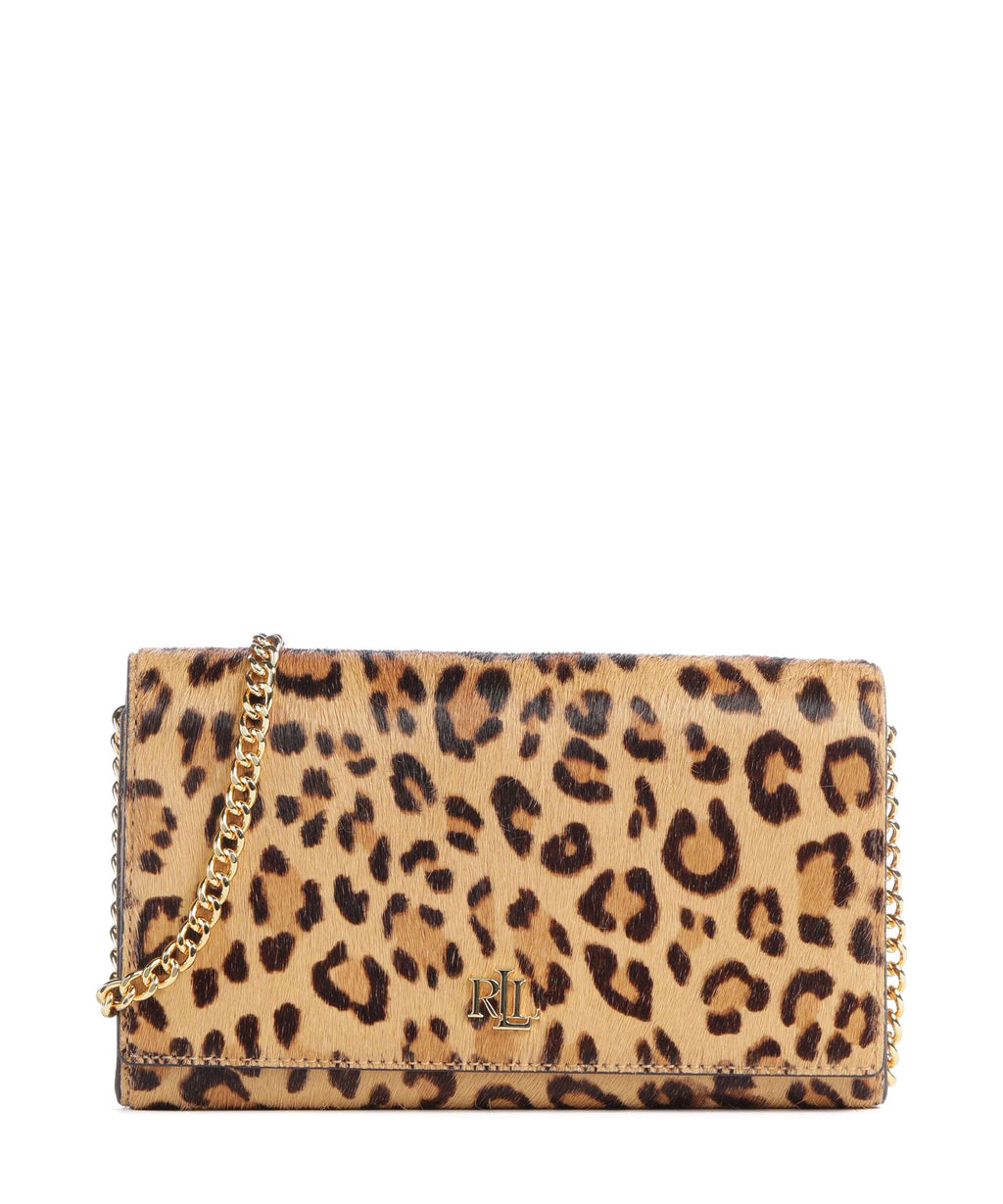 Lauren Ralph Lauren Adair II Large Wallet modern leopard/chestnut brown