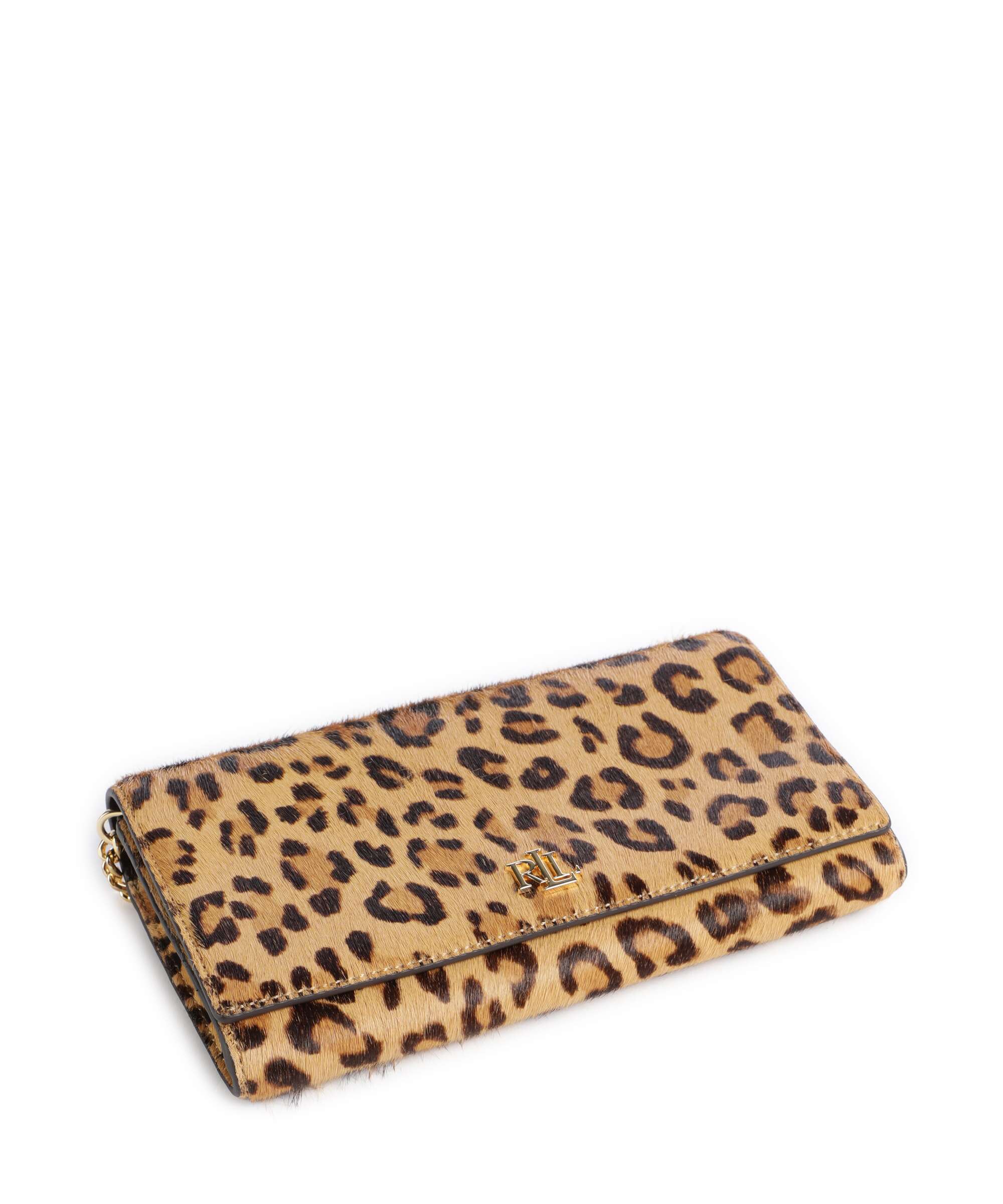 Lauren Ralph Lauren Adair II Large Wallet modern leopard/chestnut brown