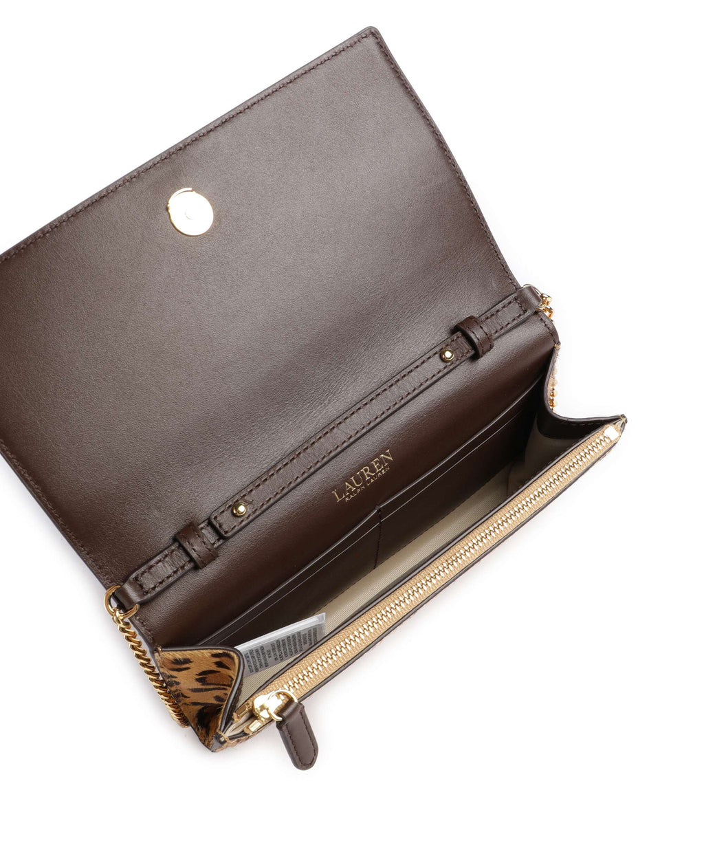 Lauren Ralph Lauren Adair II Large Wallet modern leopard/chestnut brown