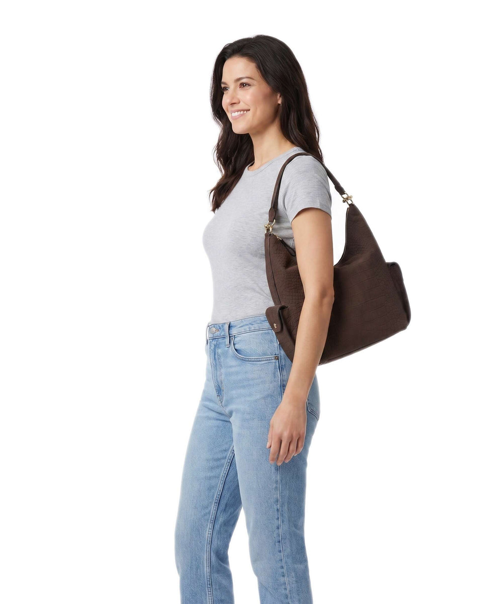 Lauren Ralph Lauren Blaike Large Hobo bag chestnut brown
