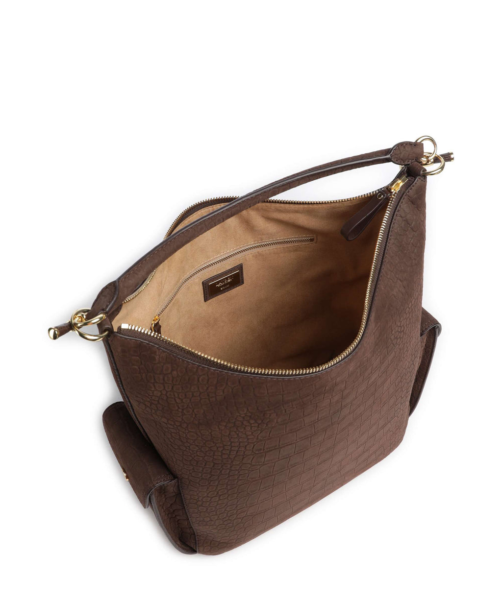 Lauren Ralph Lauren Blaike Large Hobo bag chestnut brown