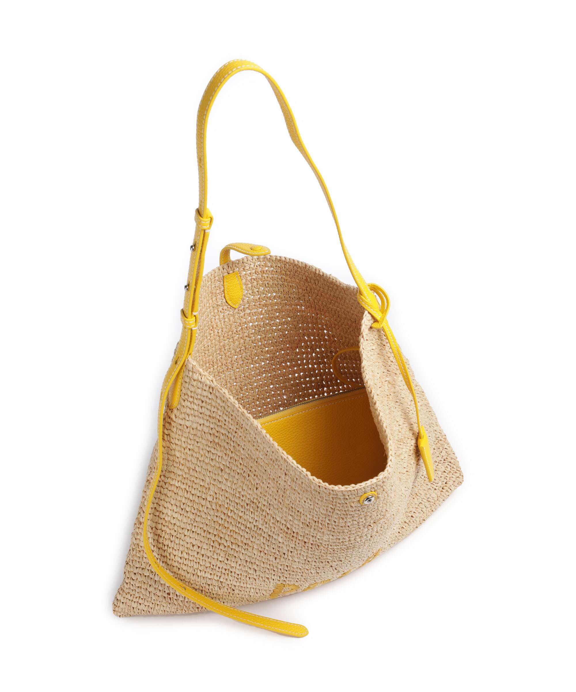 Polo Ralph Lauren Play Large Hobo bag natural/canary yellow