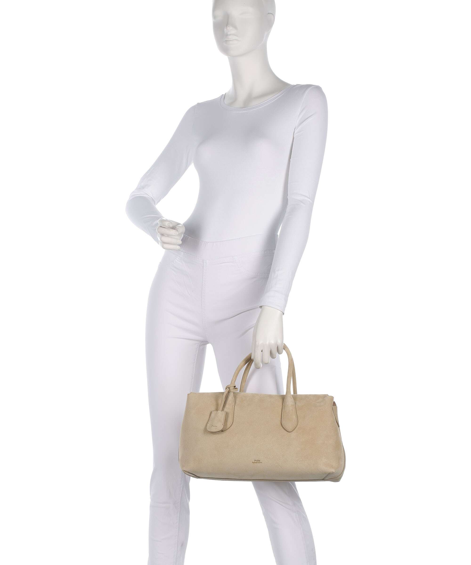 Polo Ralph Lauren Bellport Medium Handbag brushed cow leather