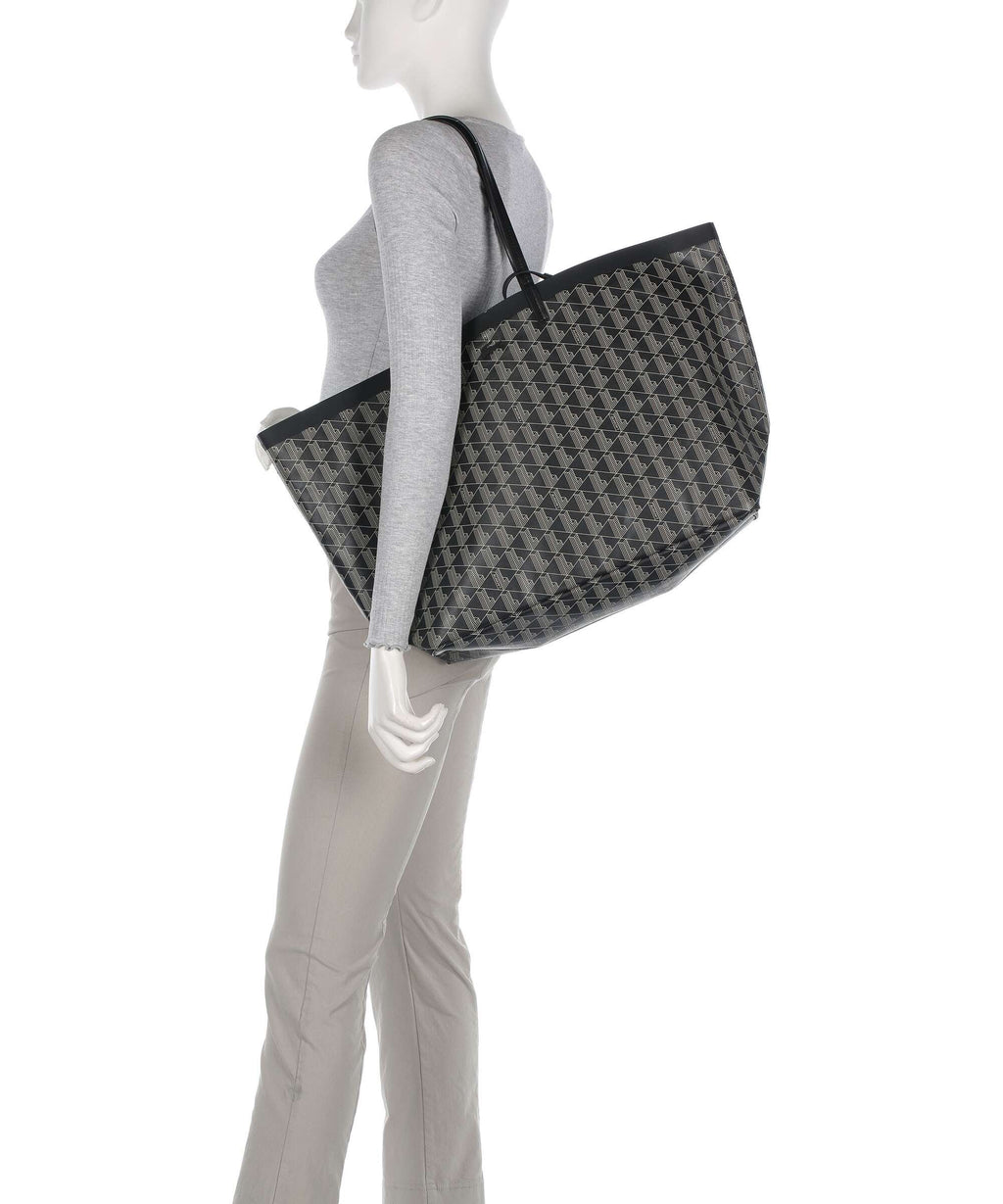 Lacoste Zely Tote bag mono noir/beige