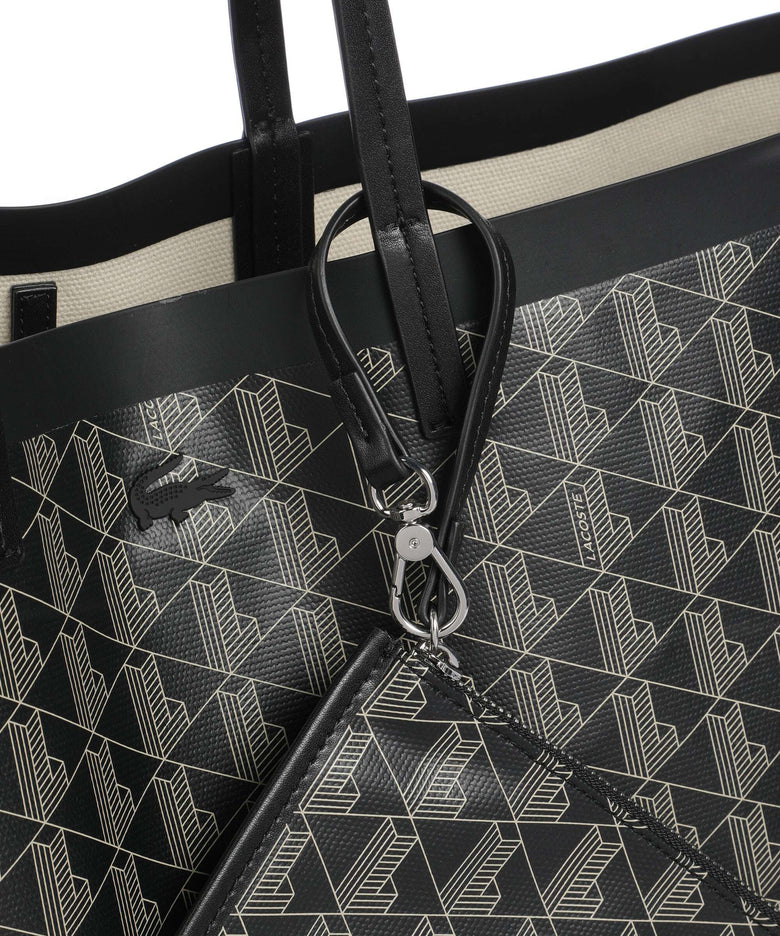 Lacoste Zely Tote bag mono noir/beige