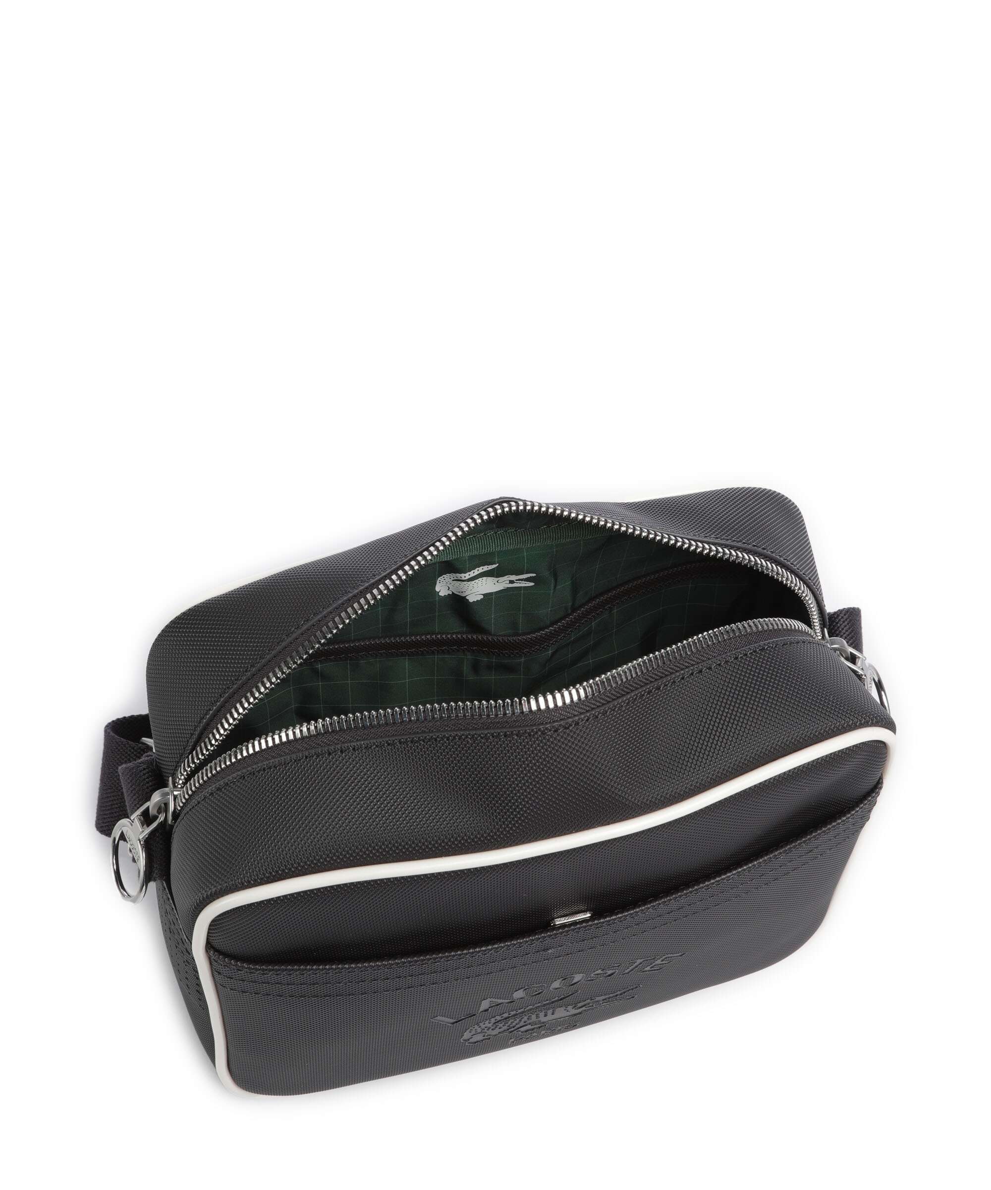 Lacoste Club 1930 Crossbody bag imitation leather abimes farine