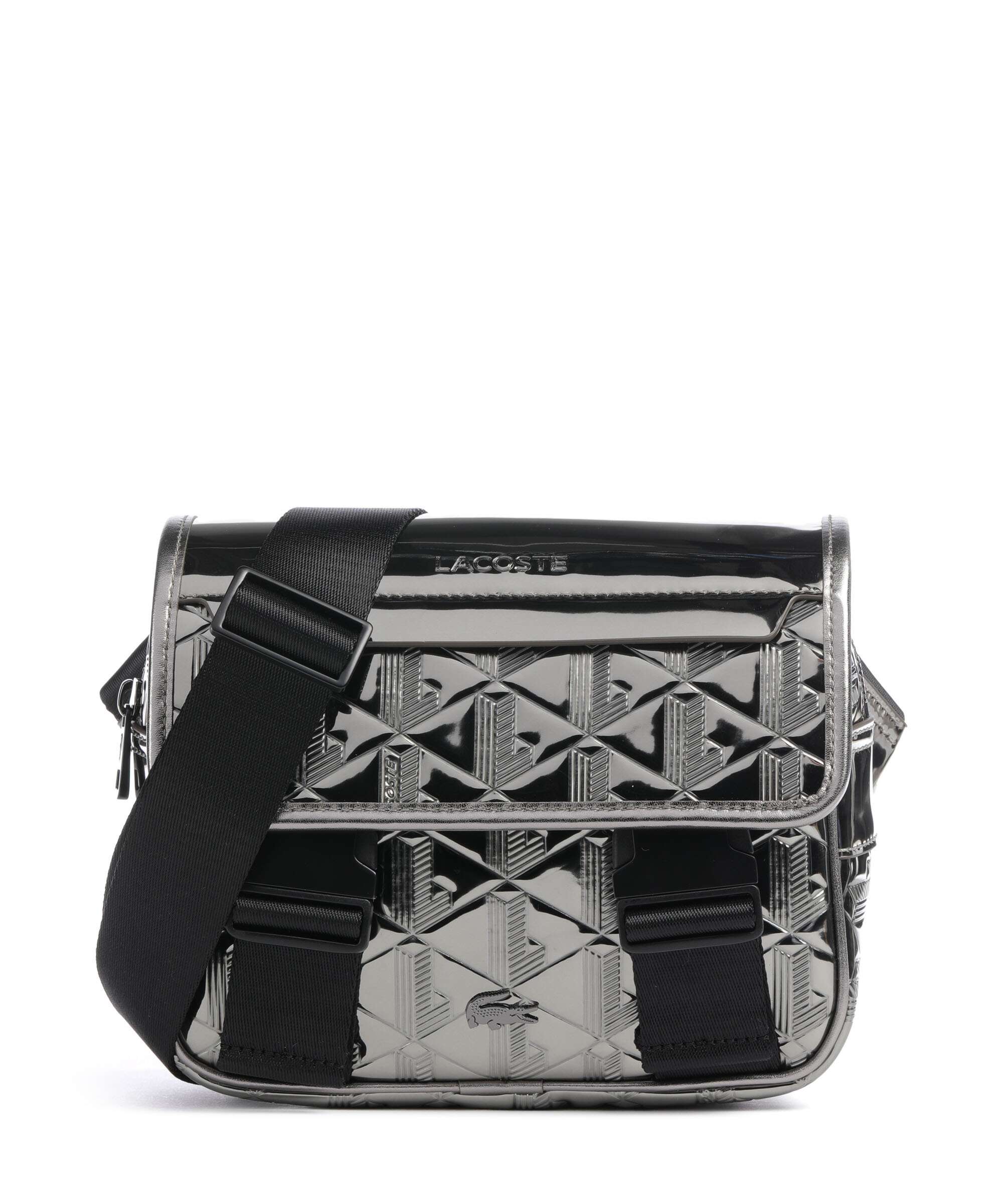 Lacoste Holiday Crossbody bag silver/black