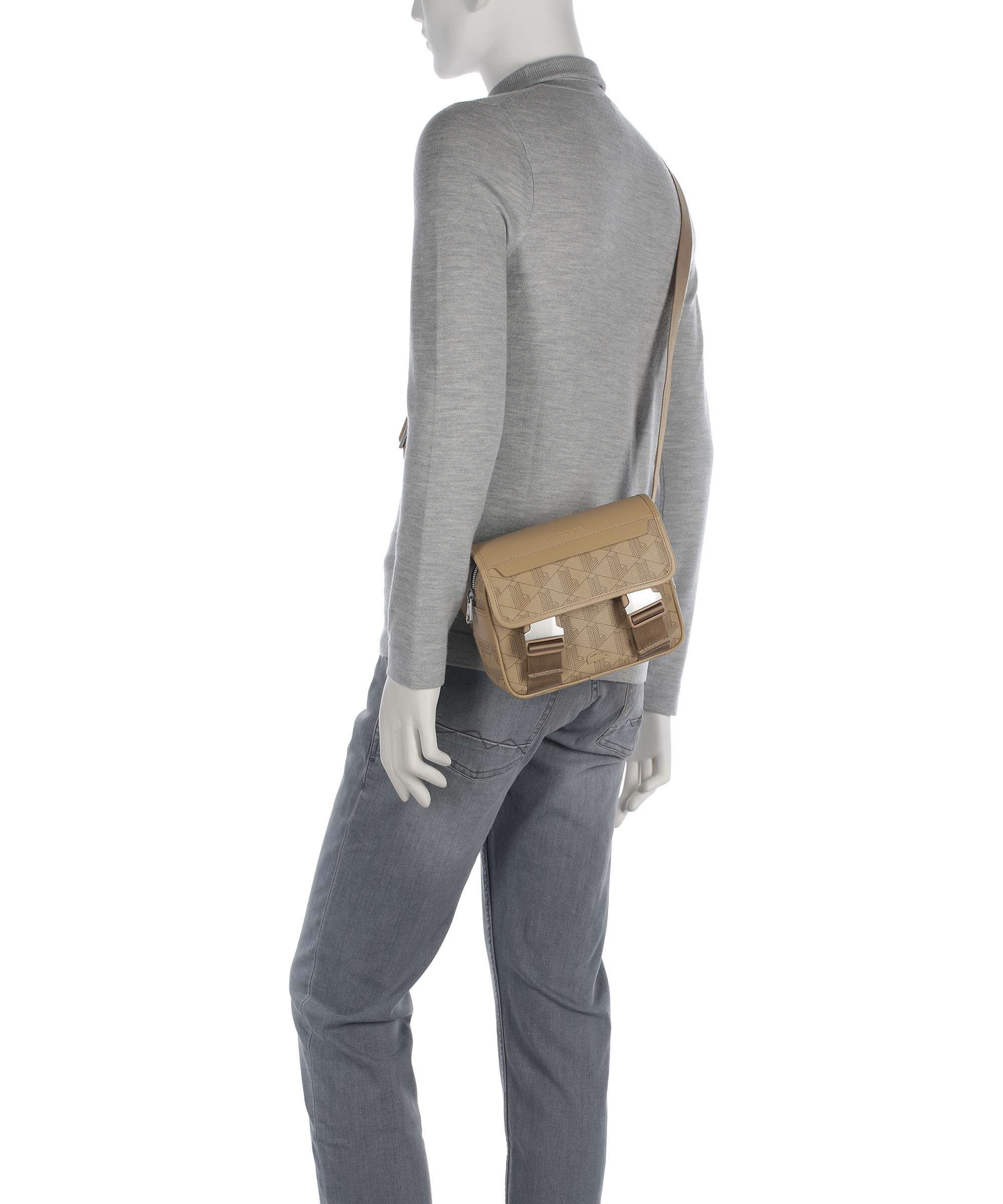 Lacoste The Blend Crossbody bag soft synthetic monogram/viennois