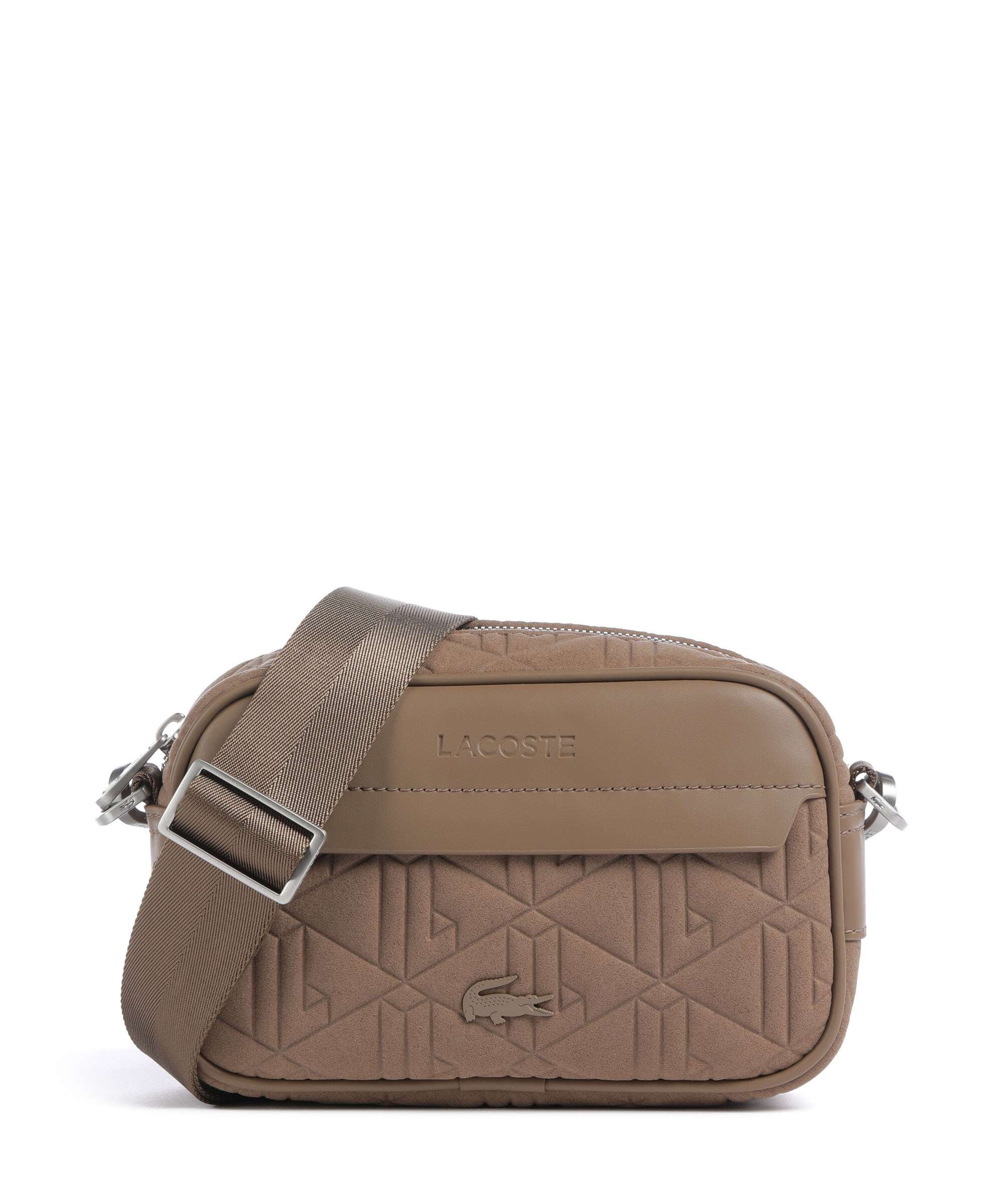Lacoste The Blend Crossbody bag imitation leather chamois