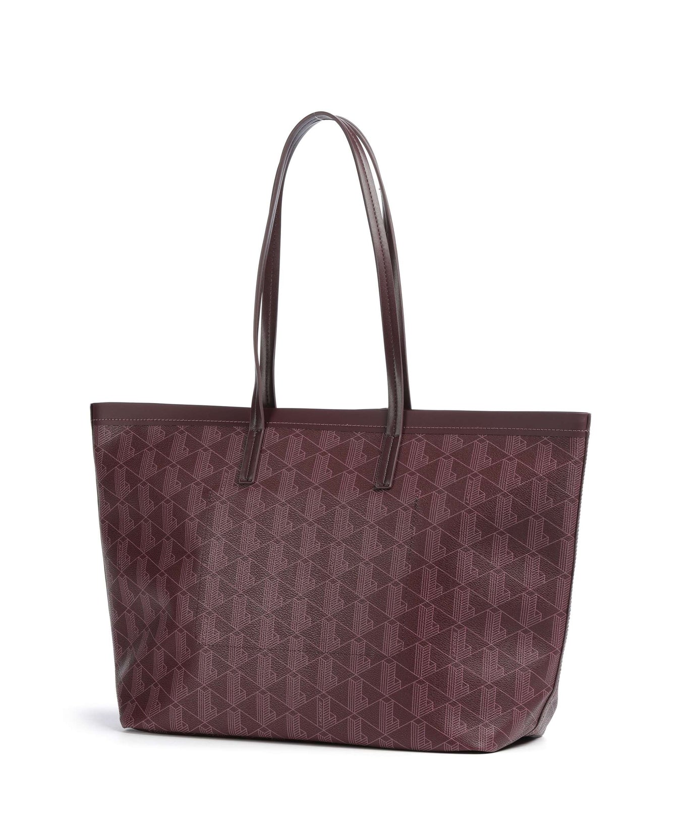 Lacoste Zely Tote bag mono winetasting damson